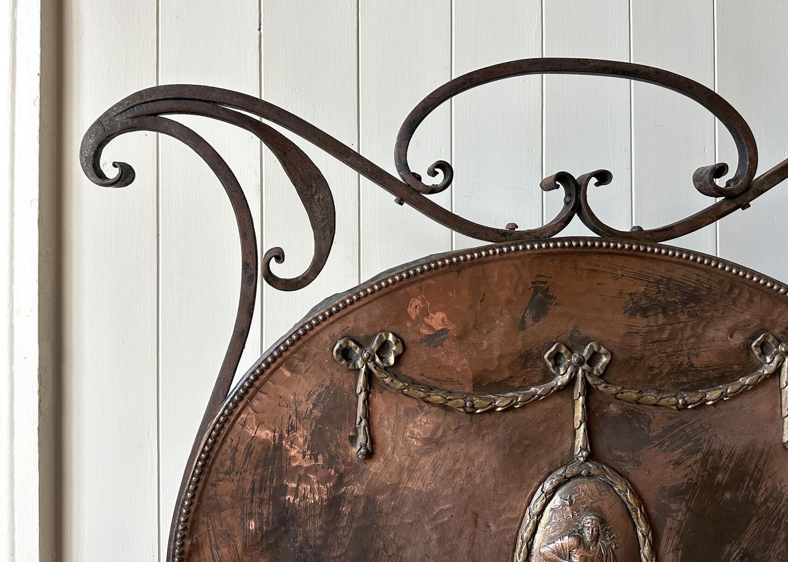 Neoclassical Fire Screen, 1800s photo furniture