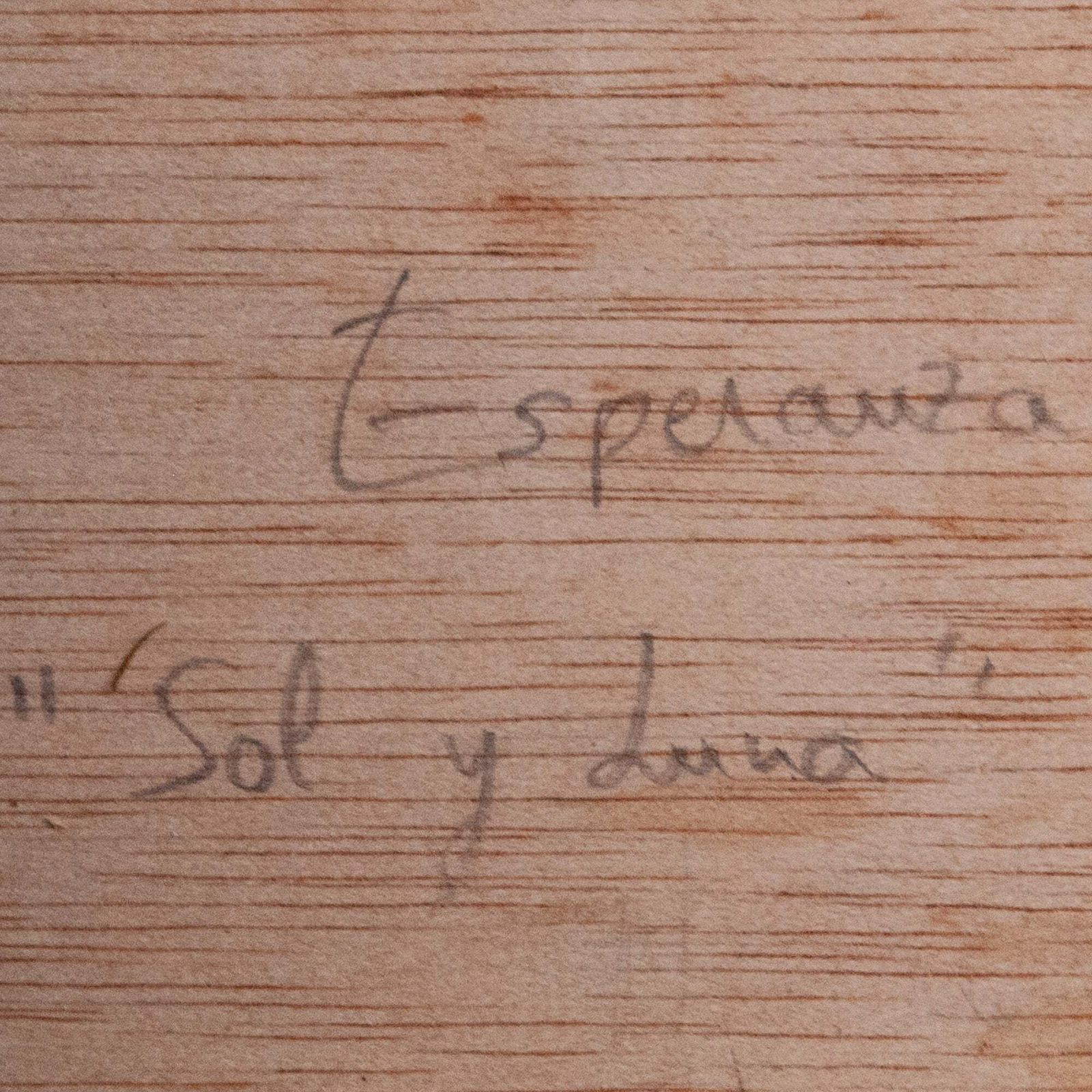 Sol Y Luna (Zon En Maan) – Gesigneerd, Kunstenaar Onbekend photo Kunst