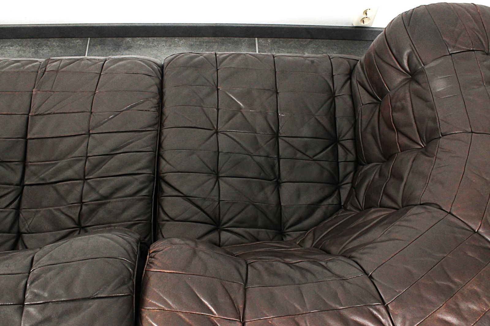 Beautiful De Sede Ds 11 Threeseater In Chocolate Brown Leather photo buy