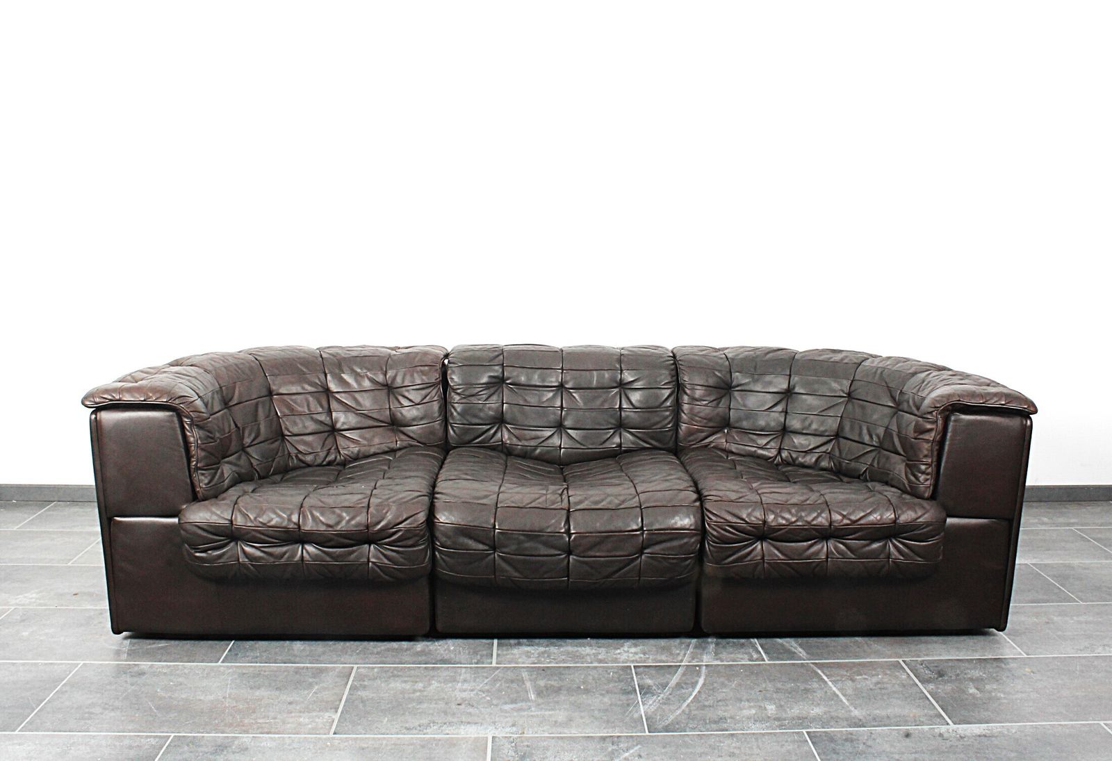 photo furniture Beautiful De Sede Ds 11 Threeseater In Chocolate Brown Leather