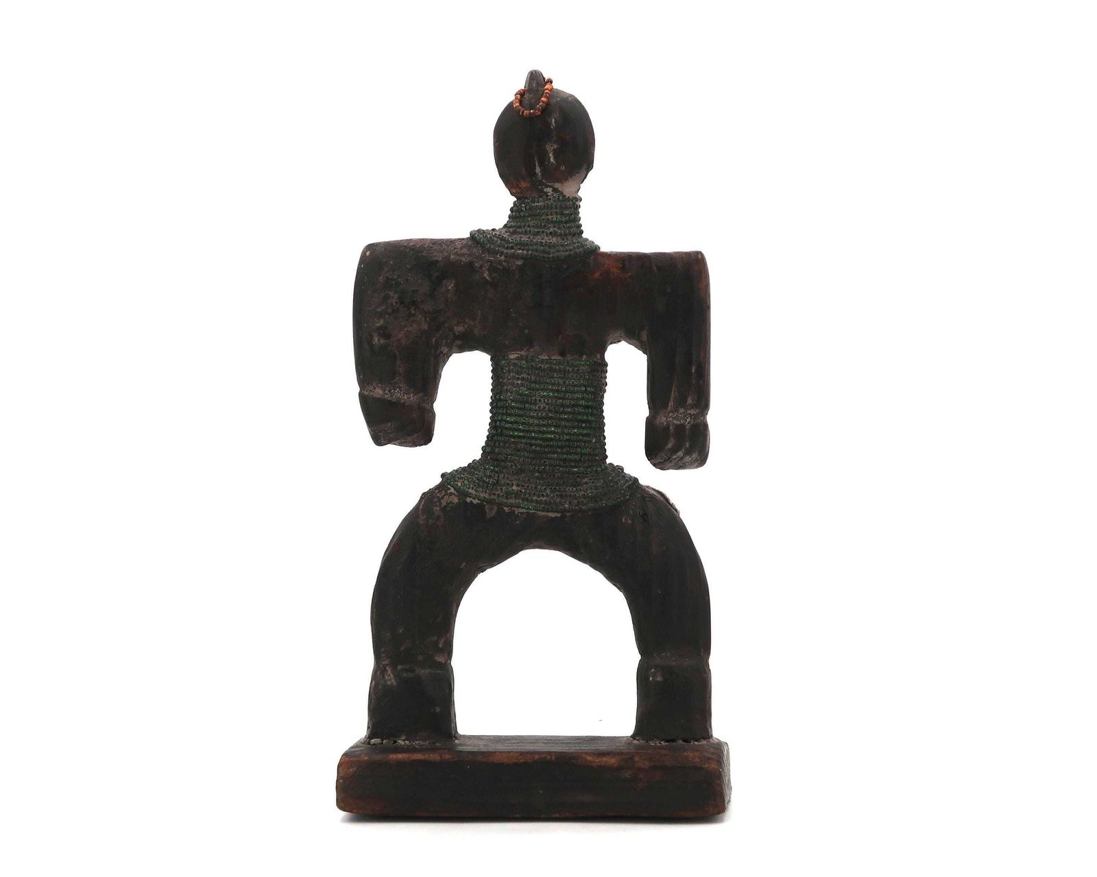 Houten Afrikaans Sculptuur, Namji Vruchtbaarheidspop Uit Kameroen, Jaren 1980 / Afrika, Totem, Beeld, Boho Chic, Folk, Tribaal, Woondecoratie, Kunst photo vinterior