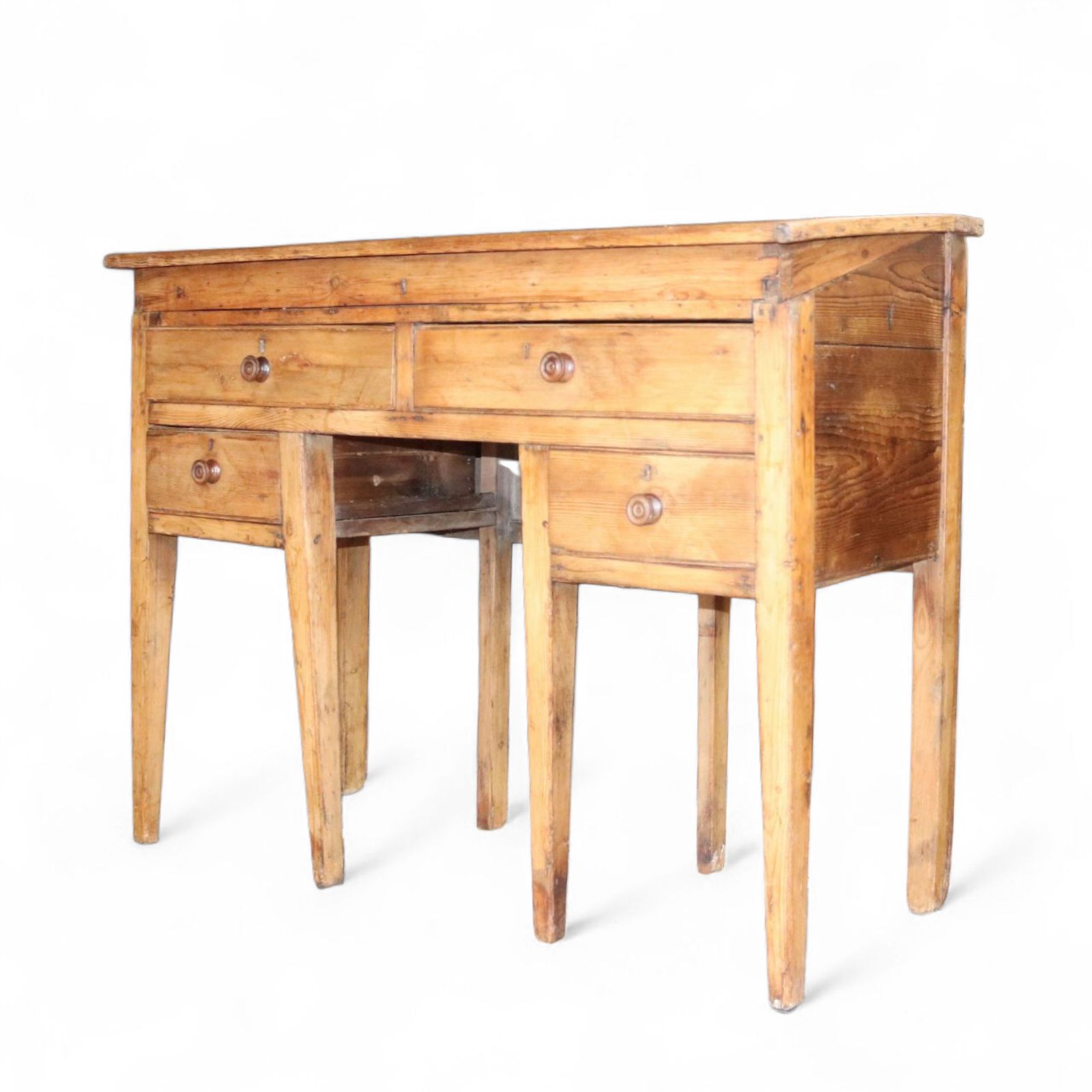 Victorian Antique Pine Clerks Desk Sloped Top Standing Desk photo buy