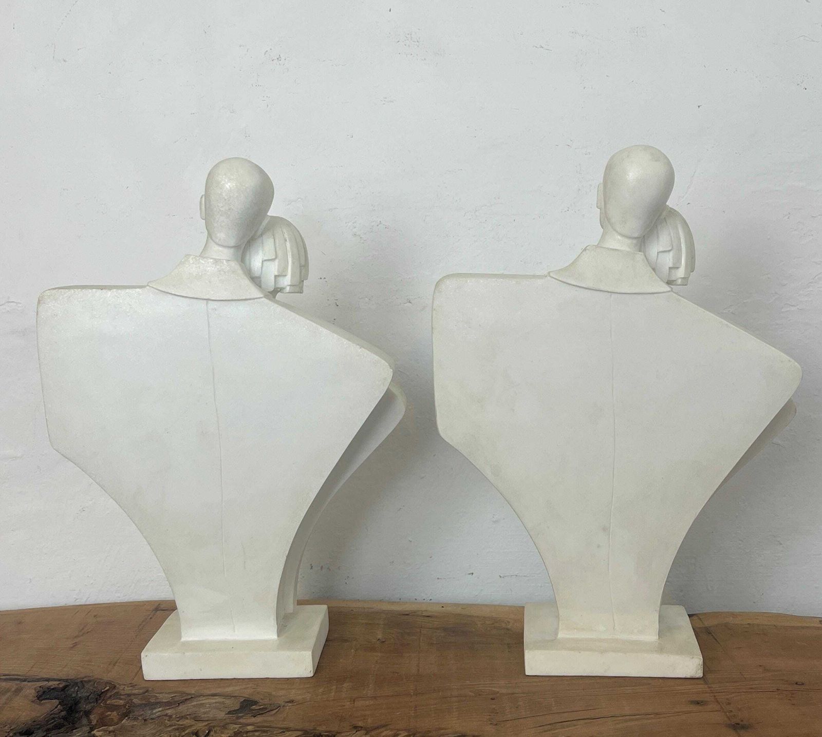 Retro Postmodern Art Deco Movement, Lindsey B Balkweill, London Sculpture, Home Bookends photo for sale