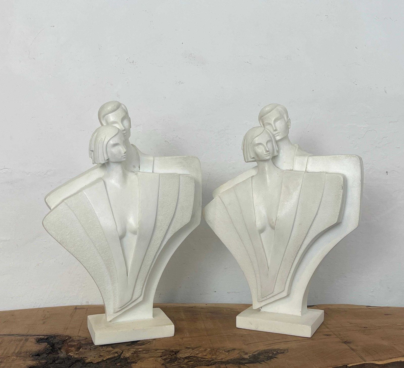 Retro Postmodern Art Deco Movement, Lindsey B Balkweill, London Sculpture, Home Bookends photo Home Decor