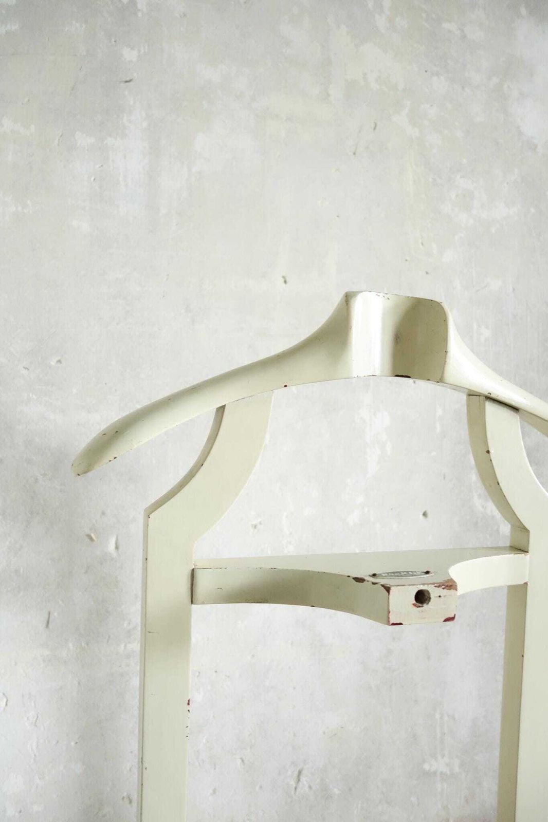 Vintage French Butler's Valet Stand  1960s Industrial Clothes Rack photo Furniture