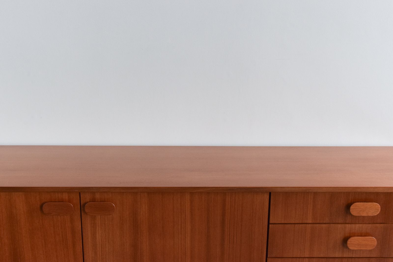 Vintage Tall Teak Sideboard, 1970s photo vinterior