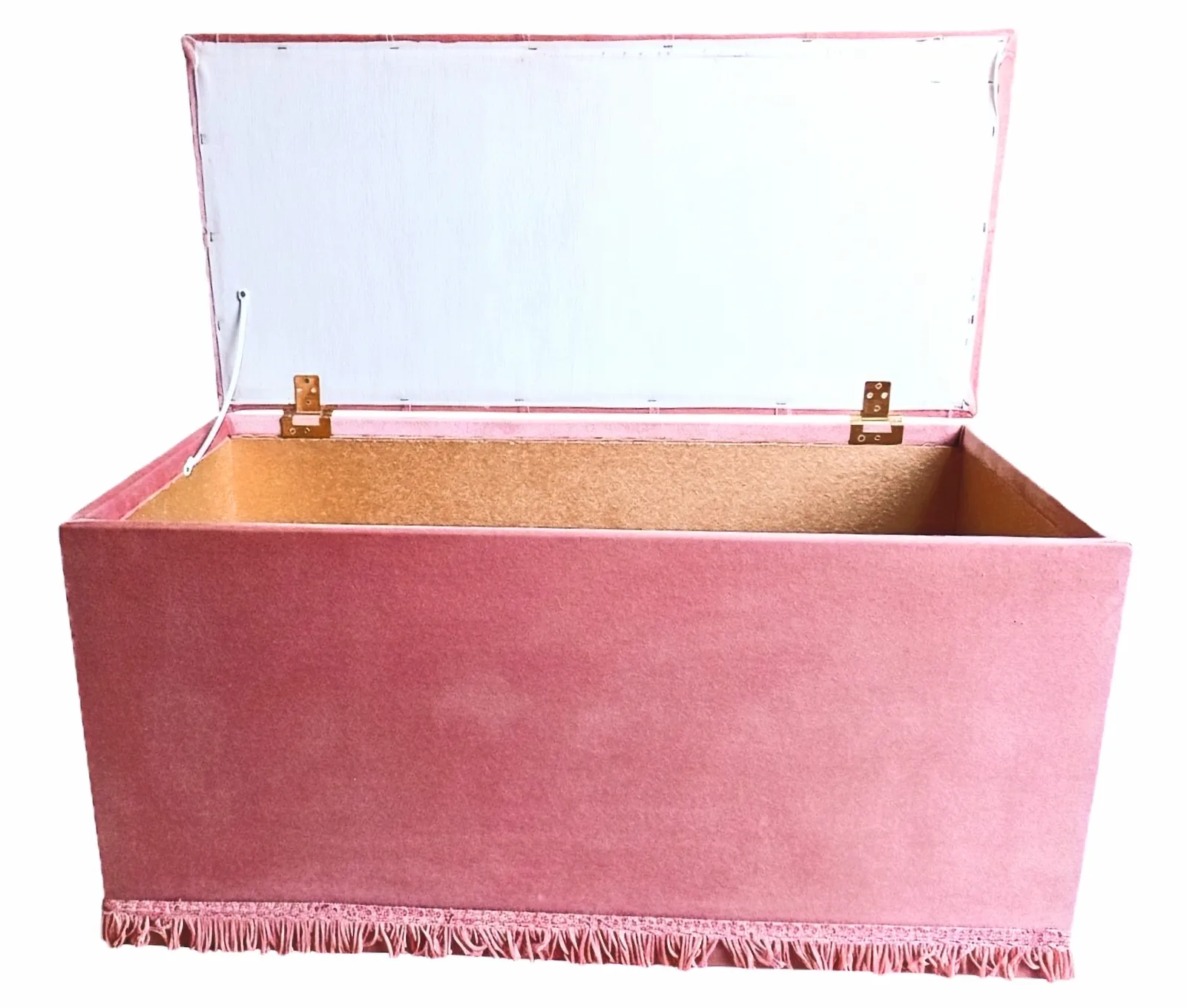 Upholstered In Sumptuously Soft Pink Velour (Velvet) Fabric, It Features A Desirable Chesterfield Style (Deep Button) Tufted Top That Offers A Plush, photo for sale
