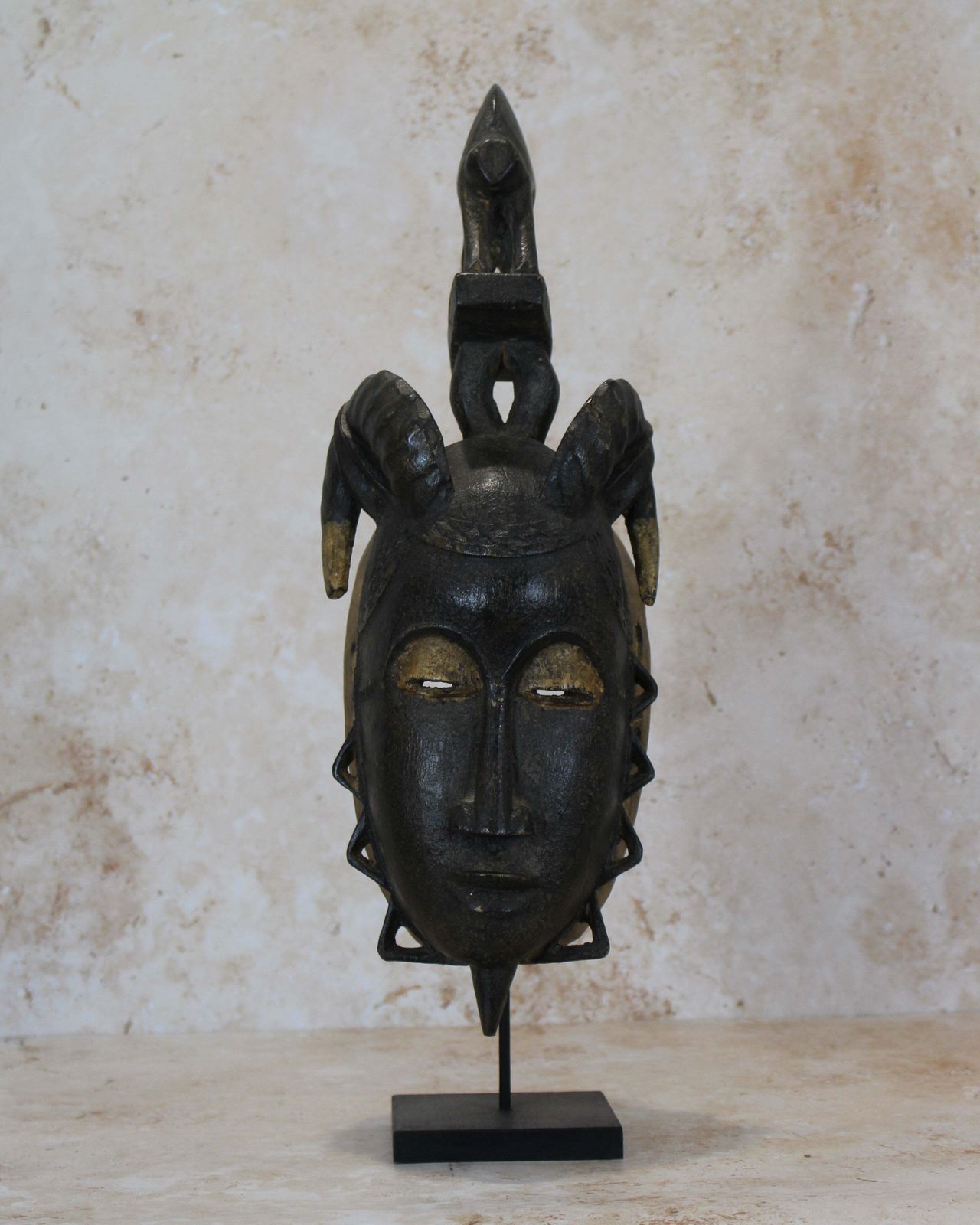 Senufo Kpelie Mask   206.1, African photo furniture