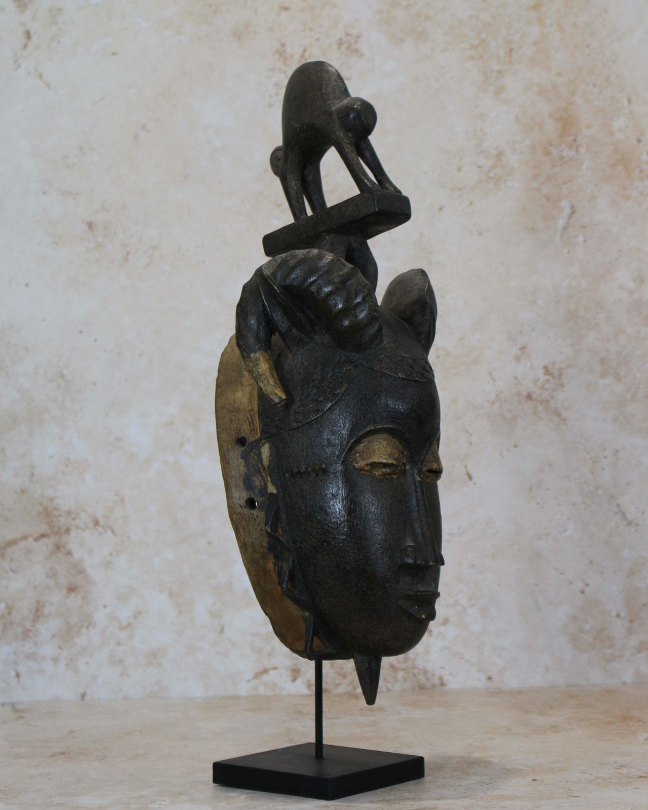 Senufo Kpelie Mask   206.1, African photo for sale