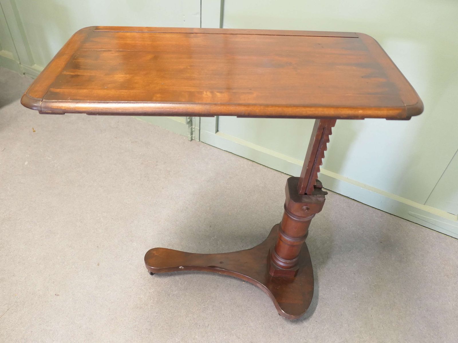 Victorian Mahogany, Reading Stand Over Bed Table photo furniture