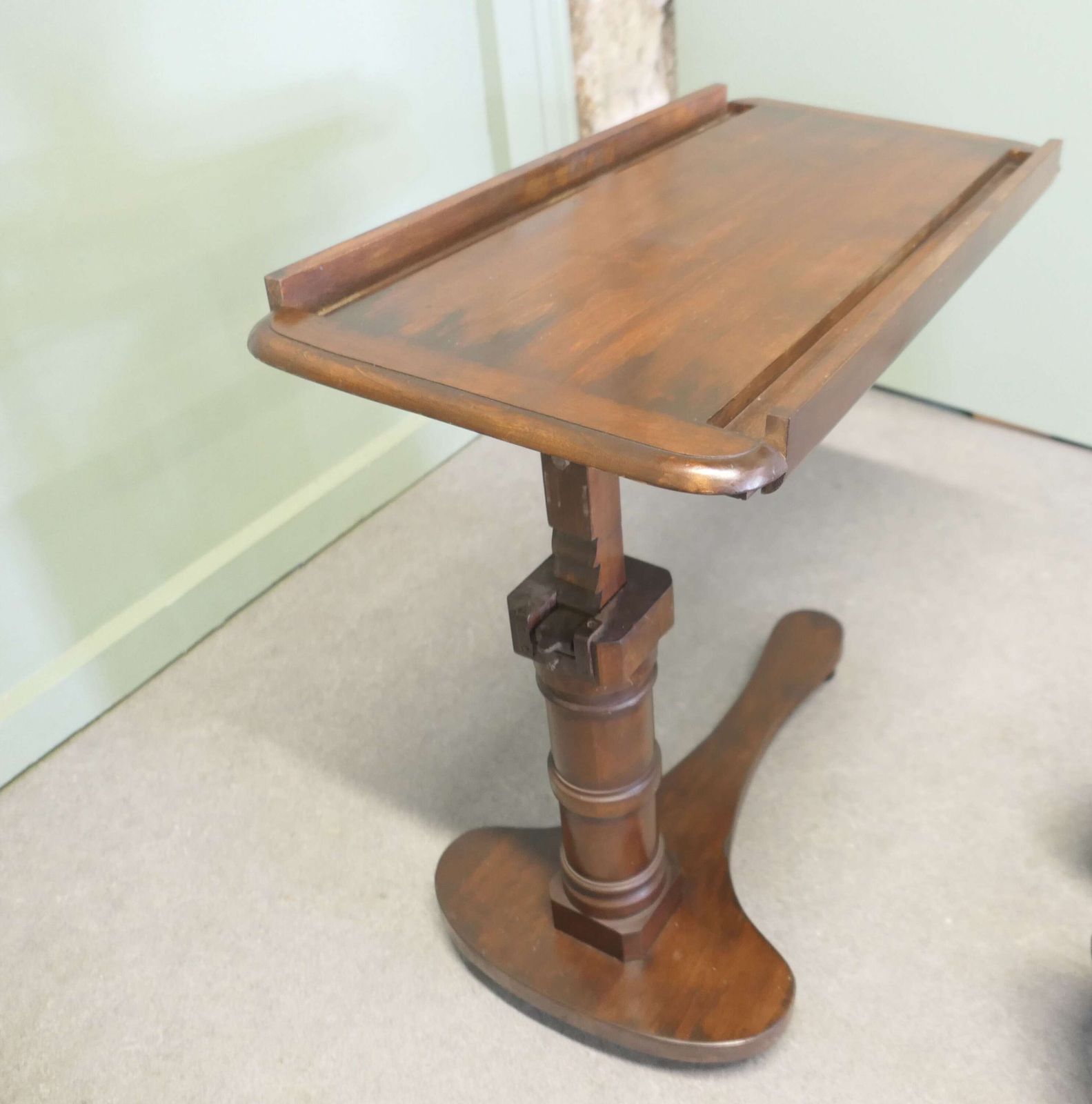 Victorian Mahogany, Reading Stand Over Bed Table photo for sale