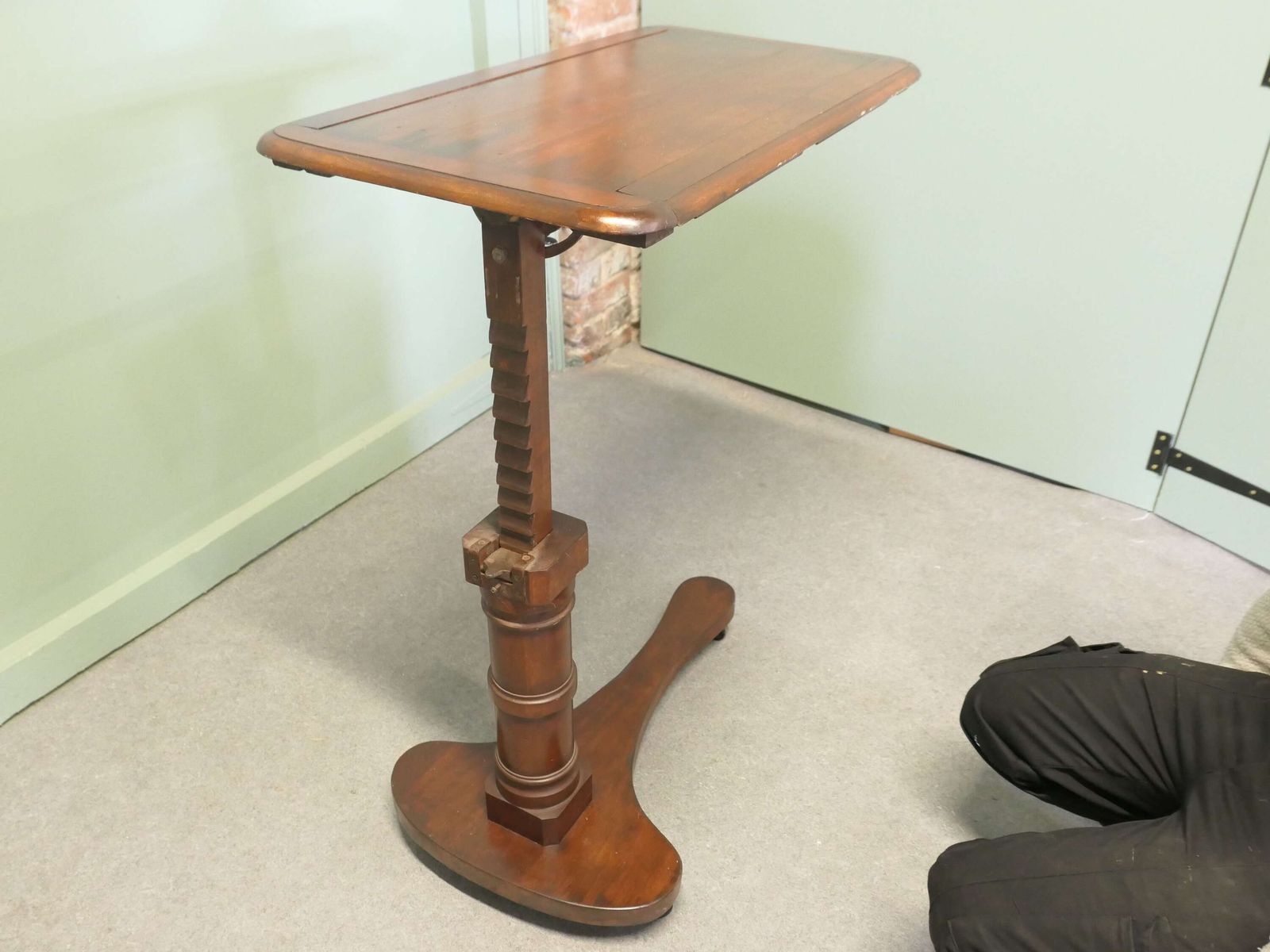 Victorian Mahogany, Reading Stand Over Bed Table photo 900.0