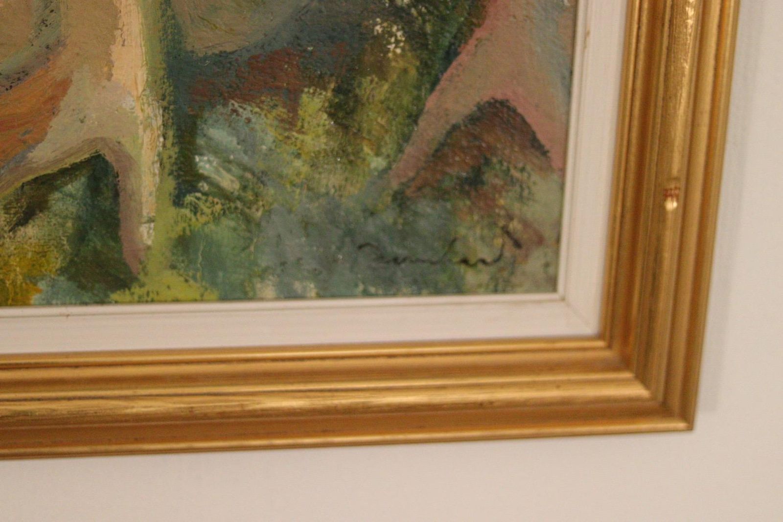 photo furniture Original Danish Oil On Canvas – “Seated Woman” By Bernhard Petersen (1911–1988) – Signed & Framed – 94 × 59 Cm (37.0" × 23.2")