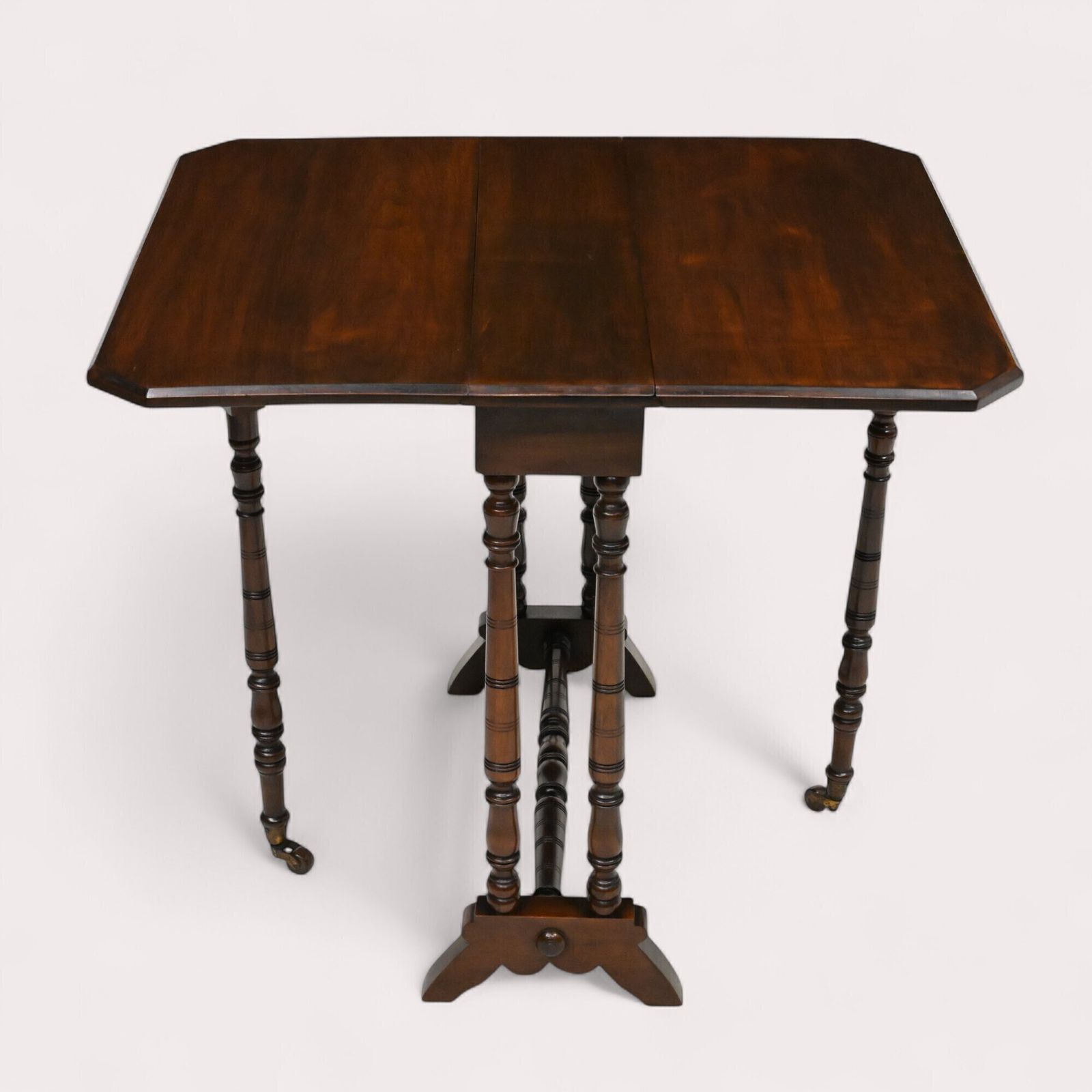 Vintage Mahogany Sutherland Table Slimline Drop Leaf Free Uk Delivery* photo Furniture