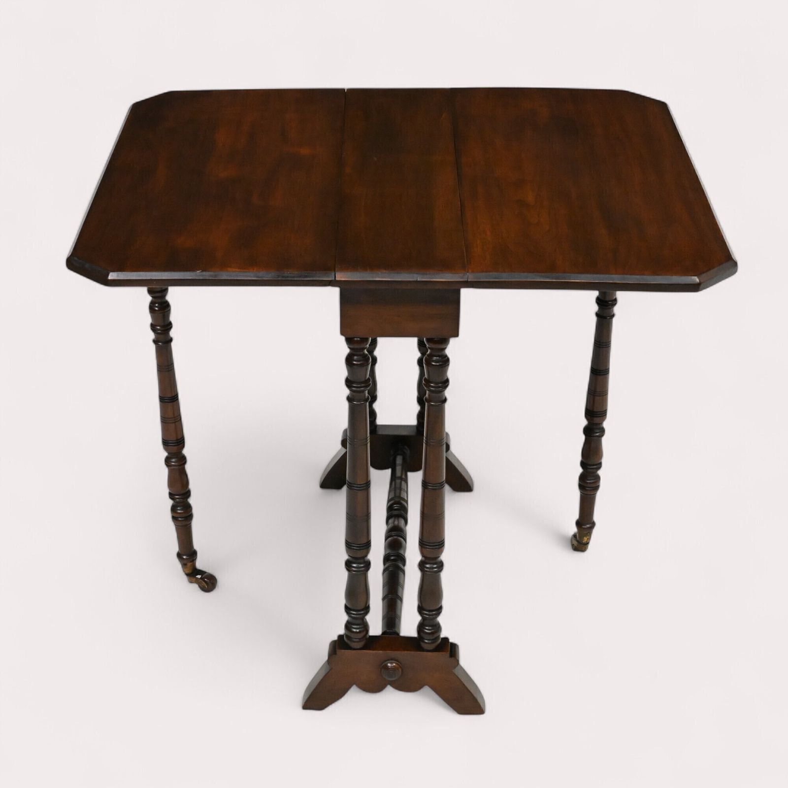 Vintage Mahogany Sutherland Table Slimline Drop Leaf Free Uk Delivery* photo buy