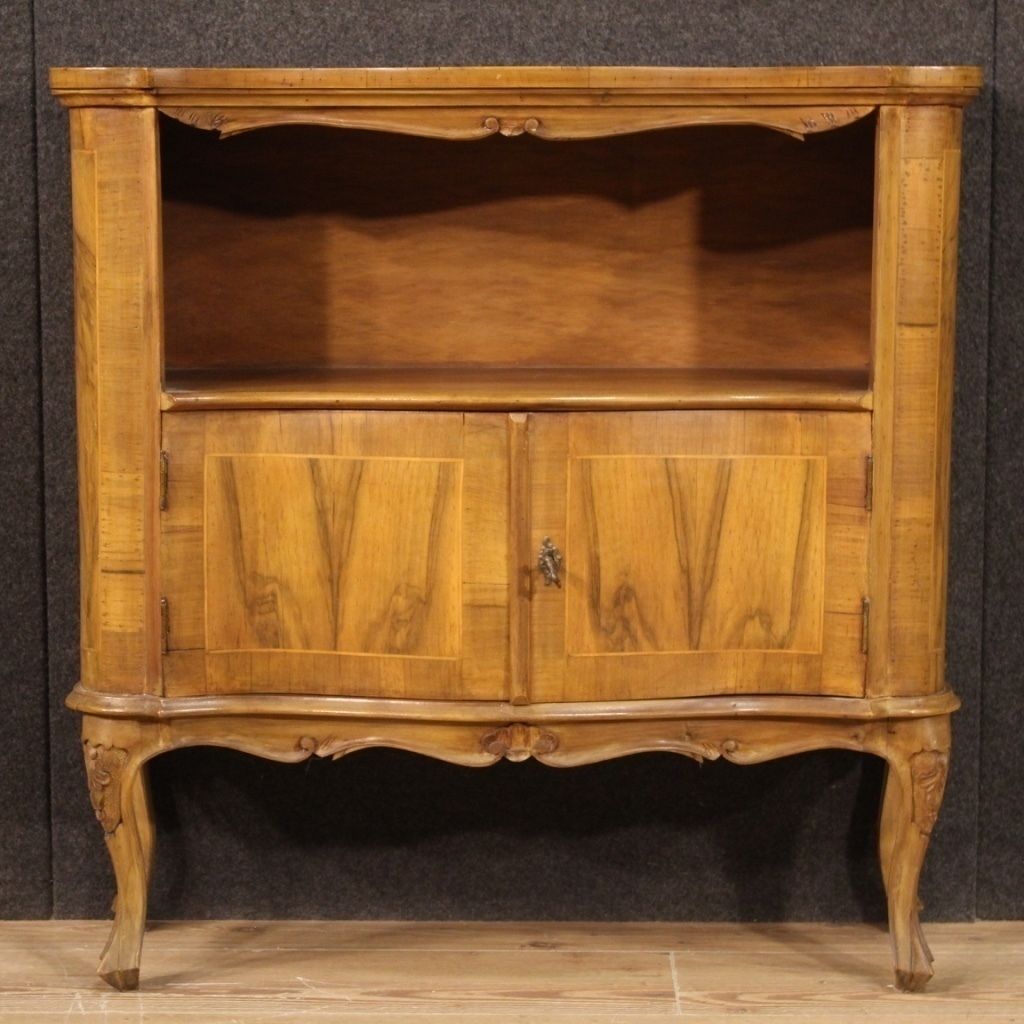Venetian Sideboard Inlaid In Walnut, Burl, Beech And Maple photo furniture