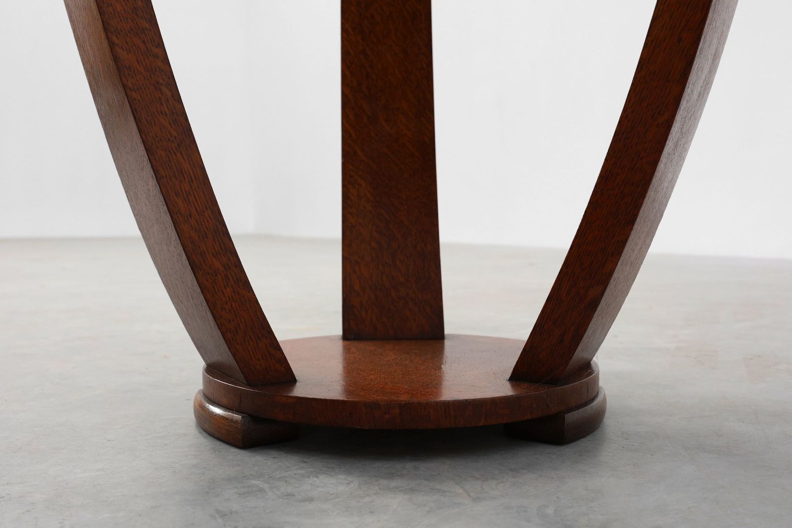 Art Deco Side Table In Wood And Chess Style Veneered Top, 1940 photo 2123.0
