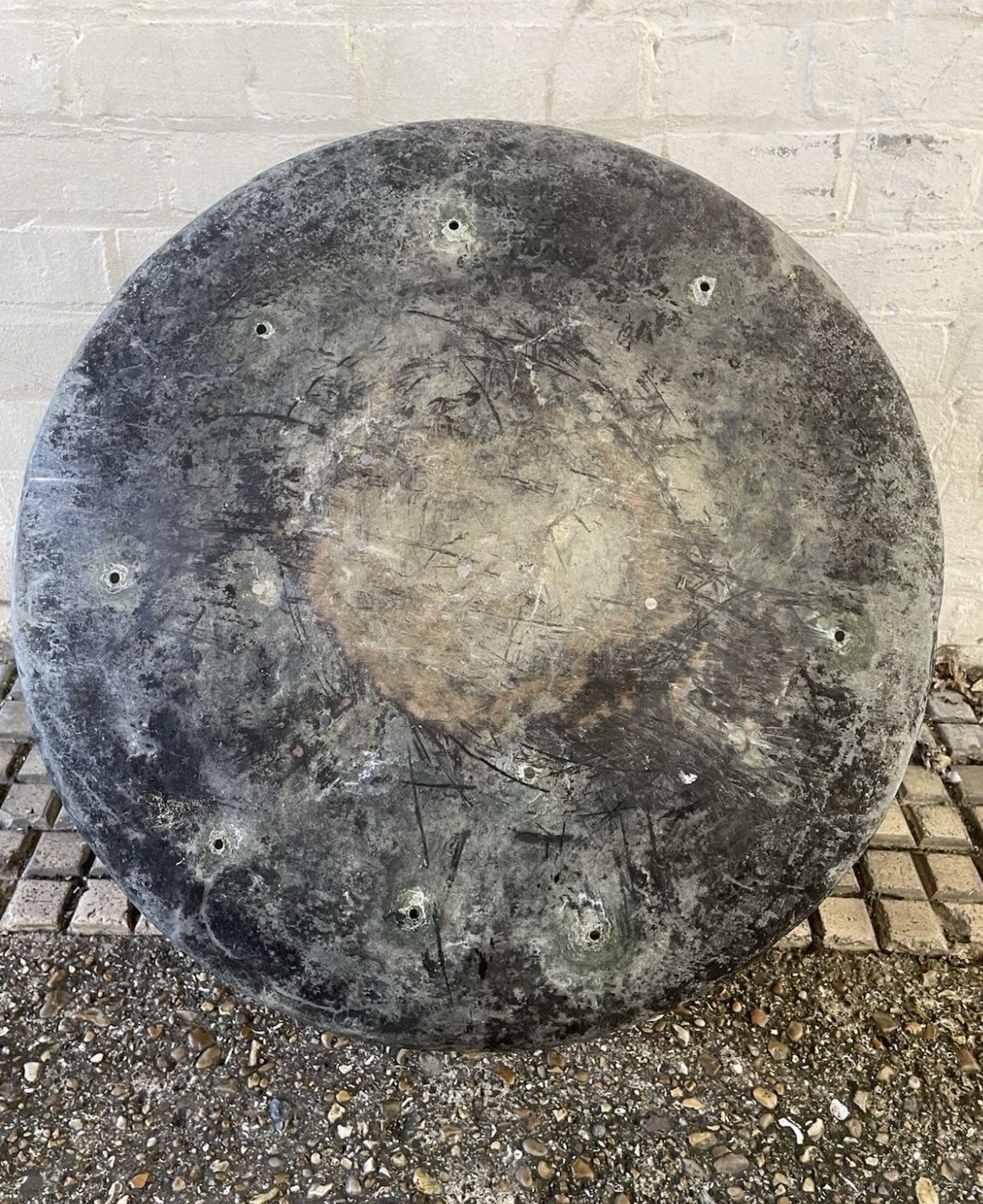 Large Copper Cheese Vat / Cauldron / Garden Planter 61cm Diameter photo vinterior