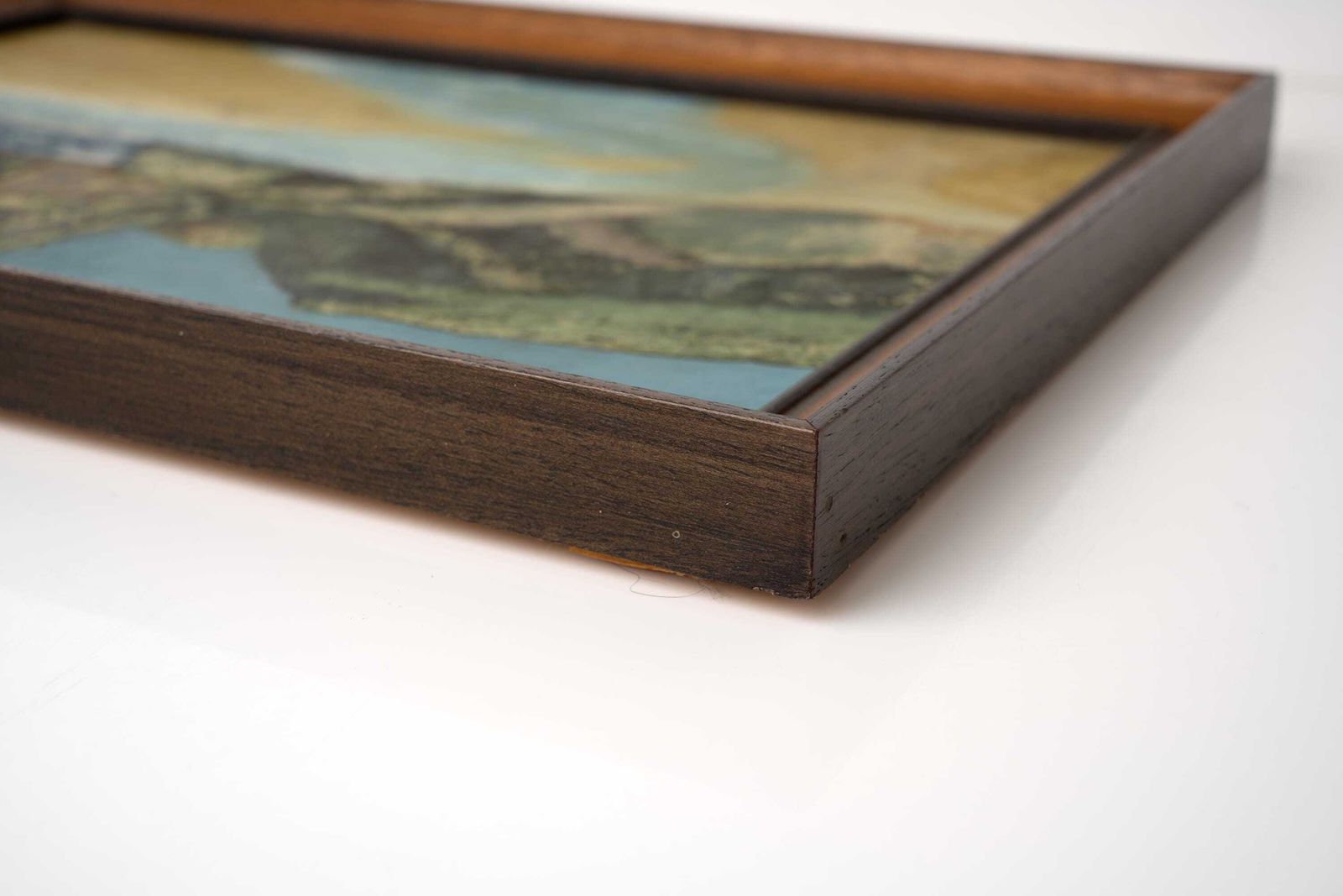 Framed Original Art | Mid Century Art | Vintage Painting photo for sale