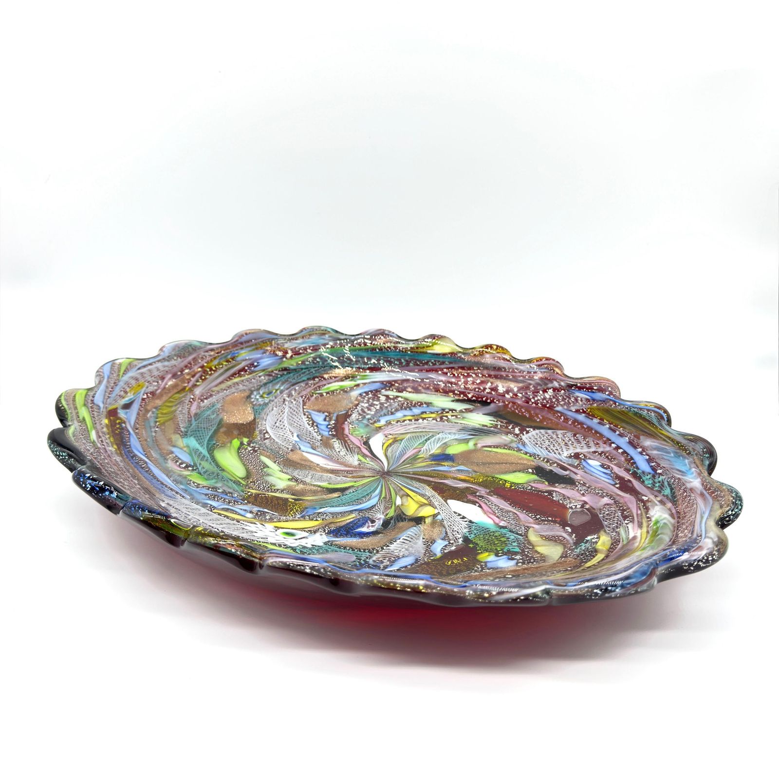 Vintage Murano Art Glass Bowl – Dino Martens For Avem, “Tutti Frutti” Series, 1950s photo furniture