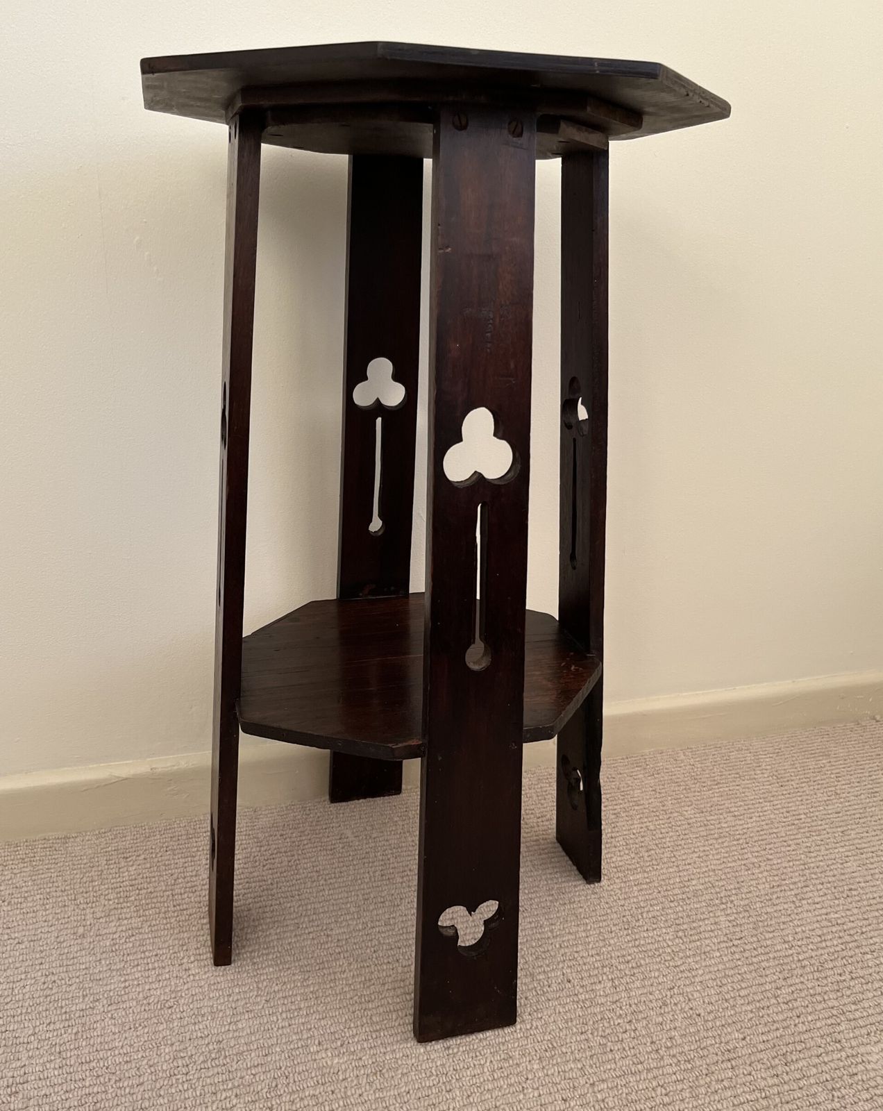 Arts And Crafts Liberty And Co Side Table In Mahogany photo furniture