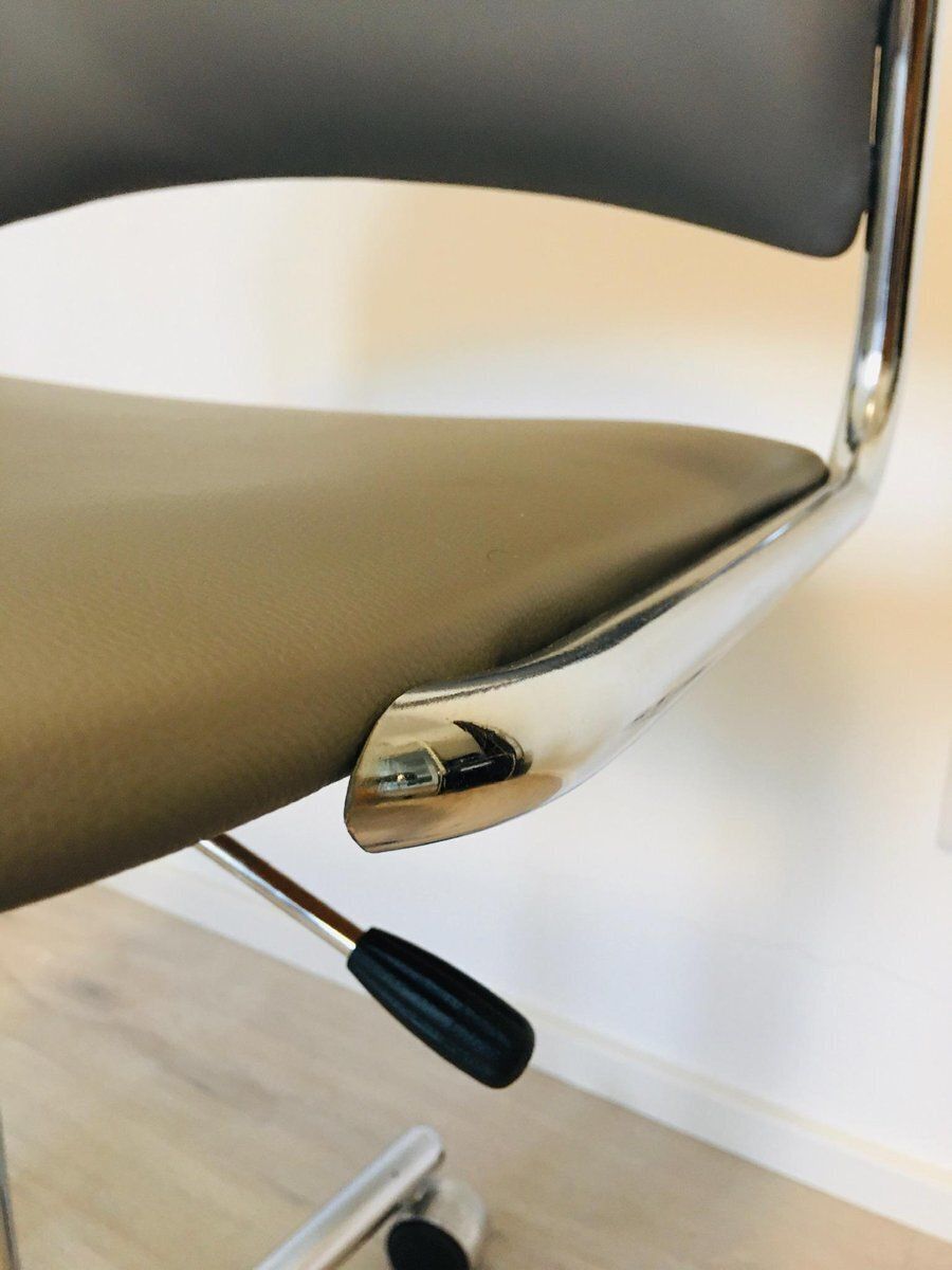 Light Grey Office Chair From Kovona, 1970s photo Furniture