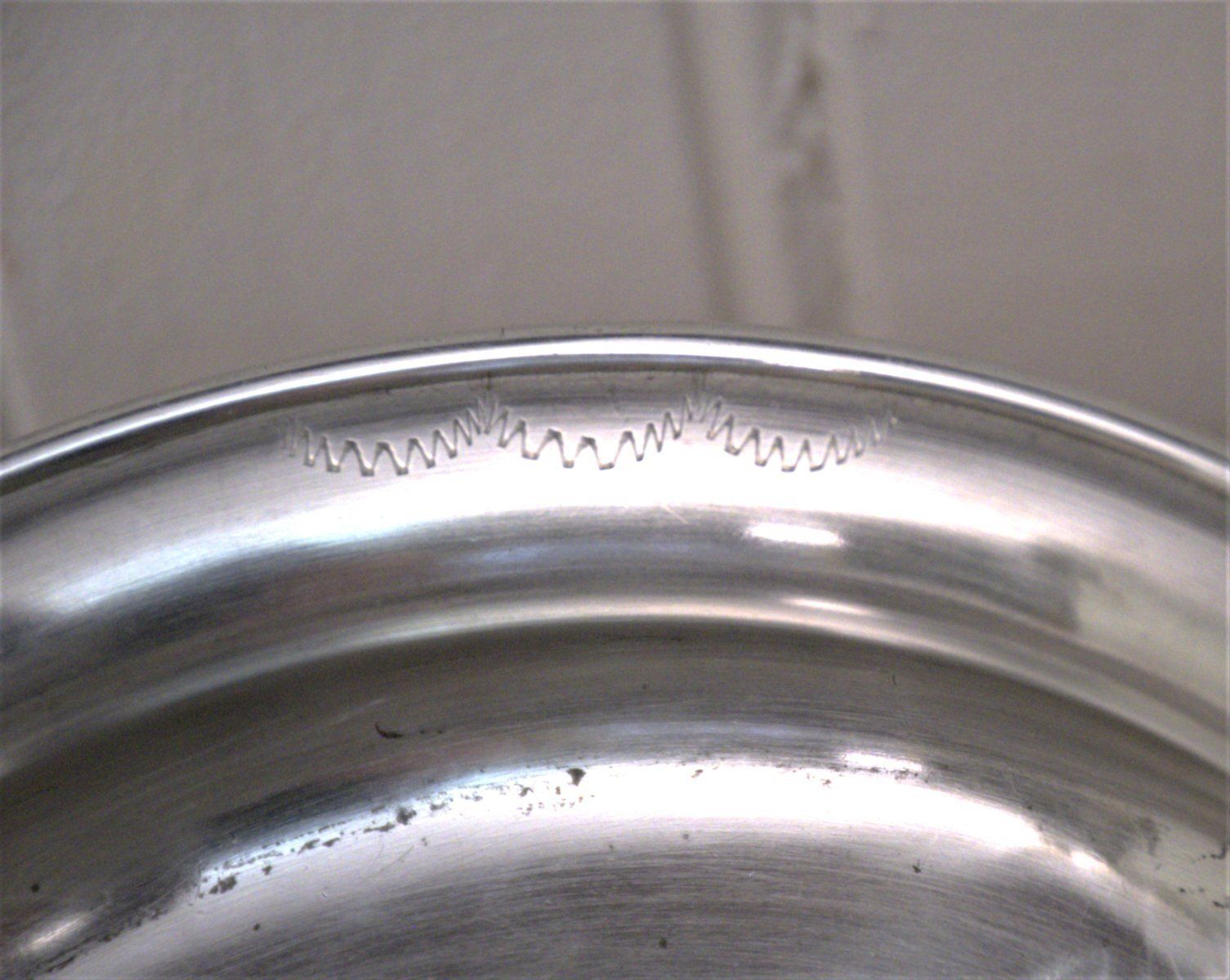 Swedish Grace Pewter Bowl By Anna Petrus For Svenskt Tenn, 1928 photo vinterior