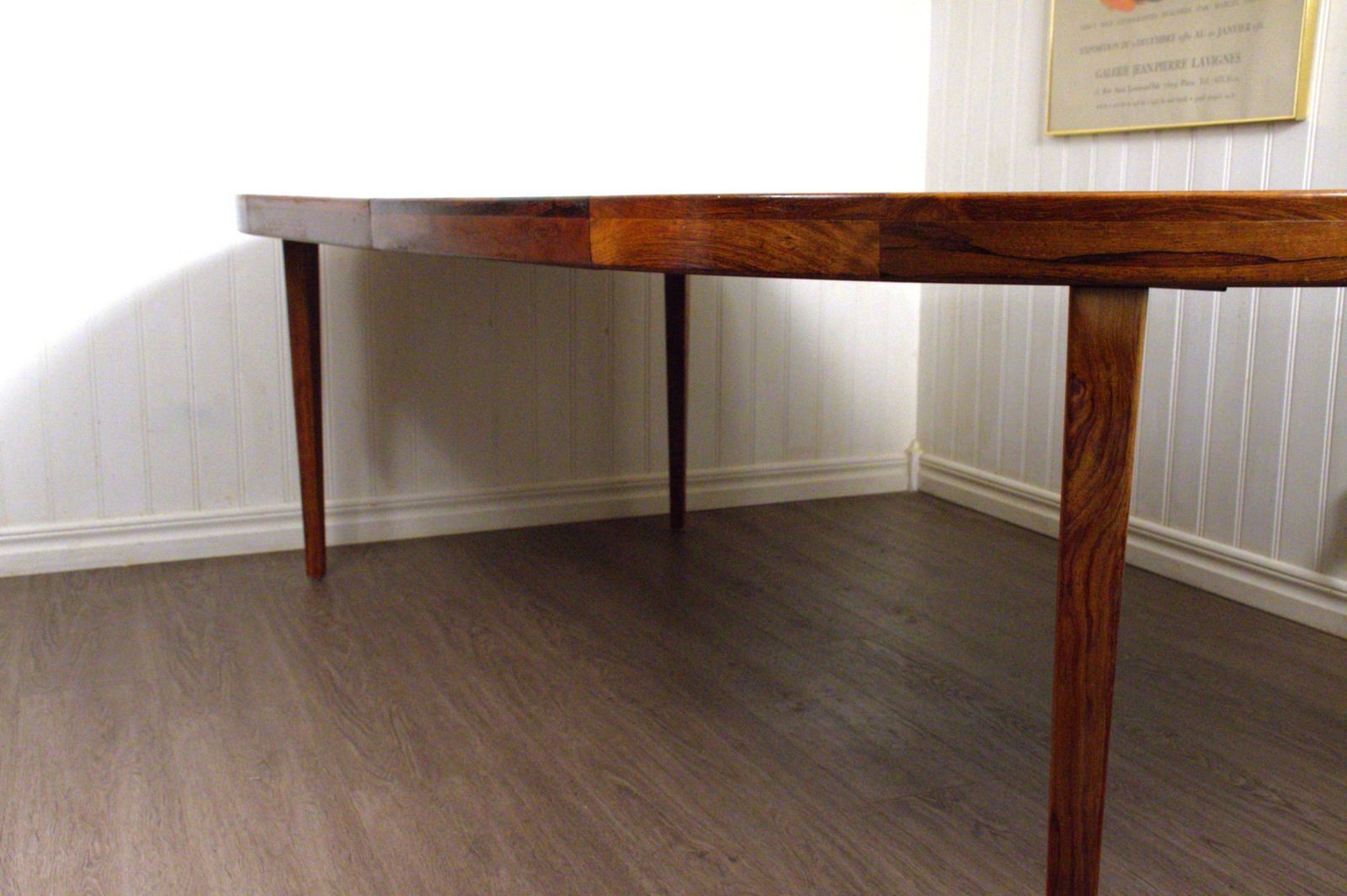 photo for sale Danish Rosewood Extendable Dining Table By Kai Kristiansen, 1960s, Set Of 3