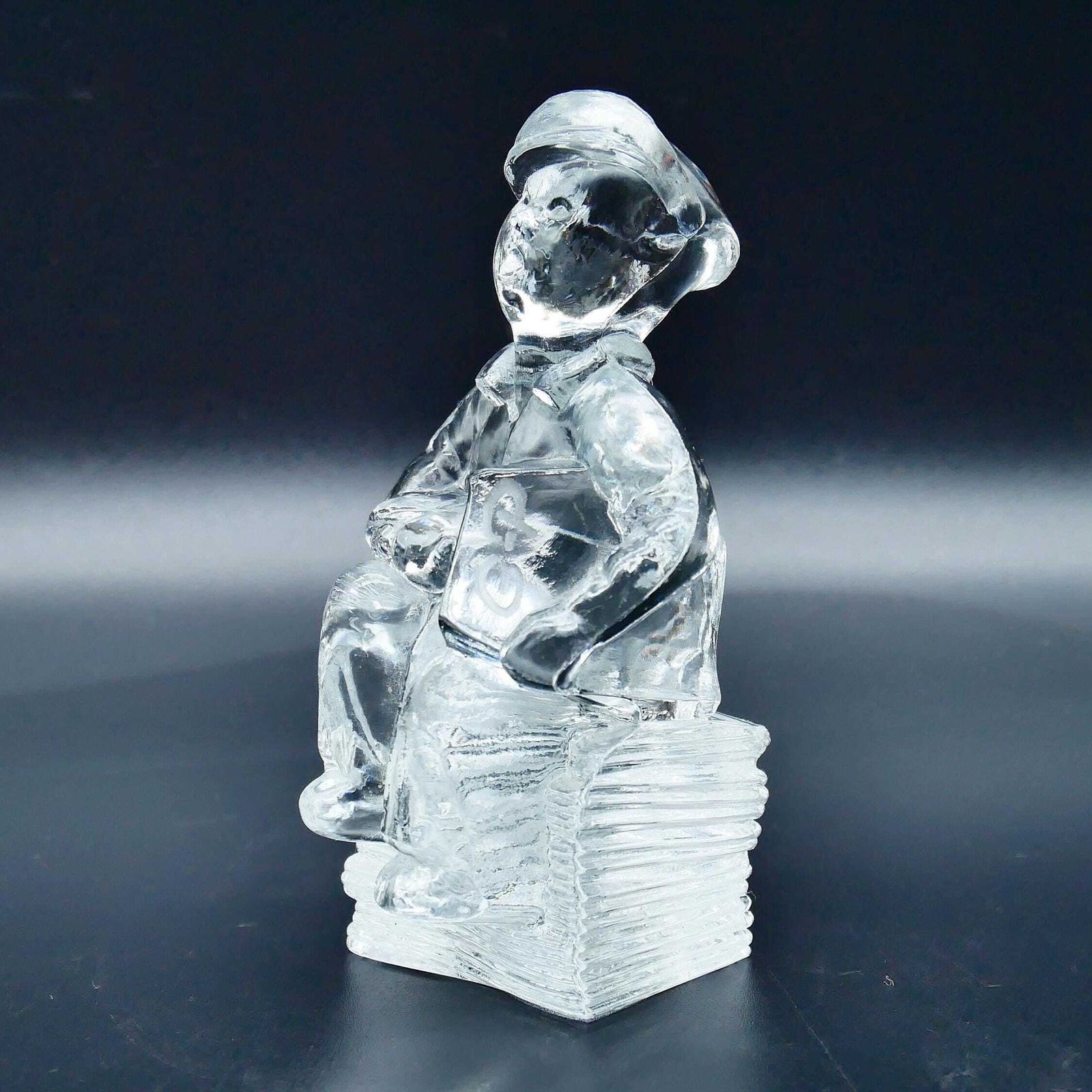 Kosta Boda Kjell Engman Art Glass Figurine, 1985 photo vinterior