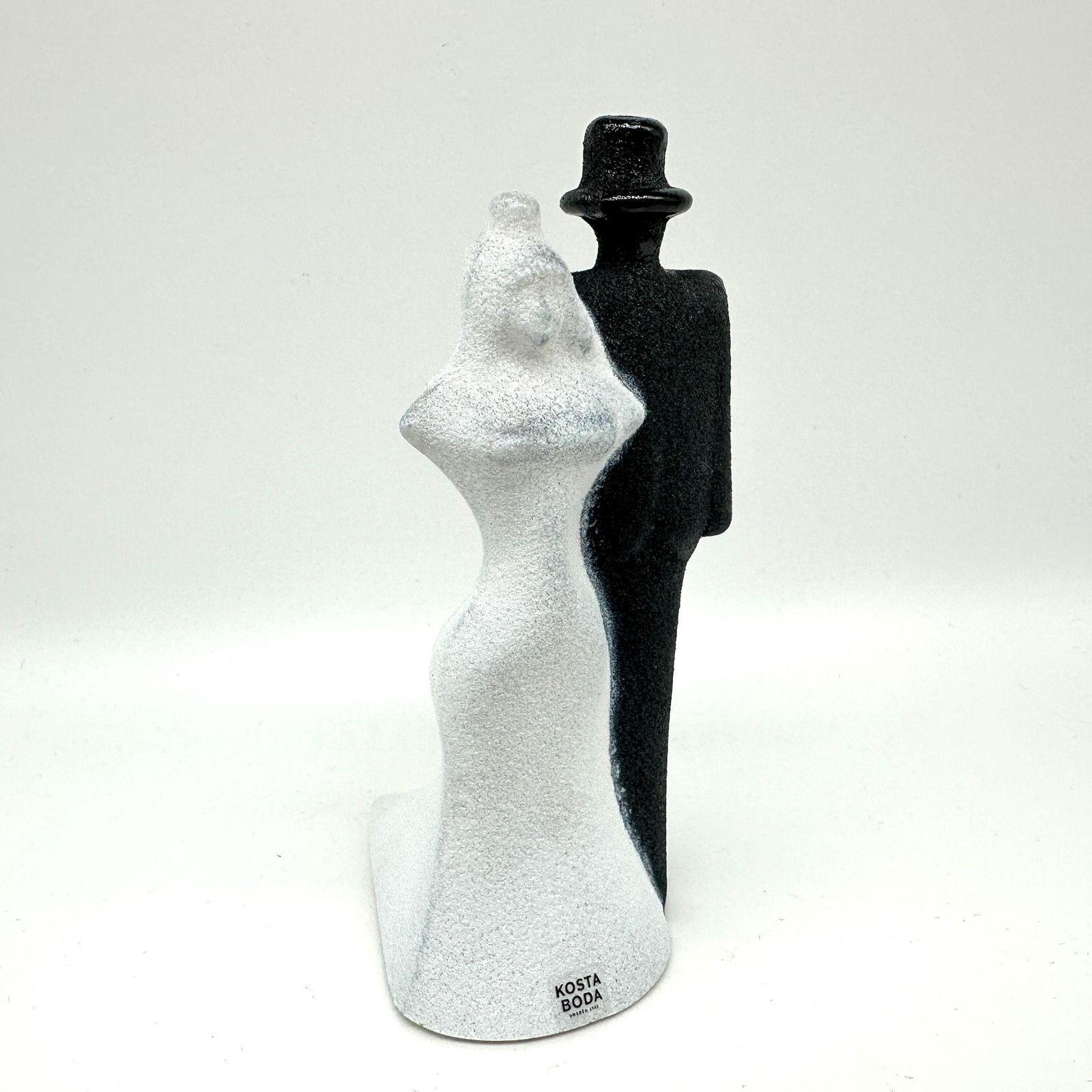 Kosta Boda Wedding Glass Sculpture: Kjell Engman Catwalk Art, Original Box photo buy