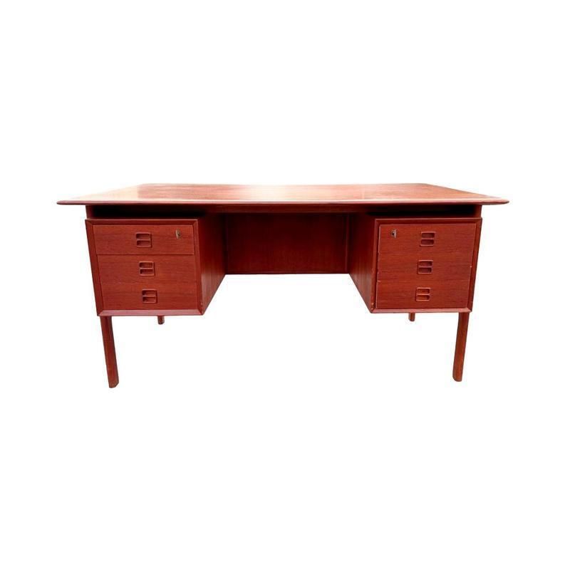 photo furniture Teak Writing Desk, Denmark, 1960s