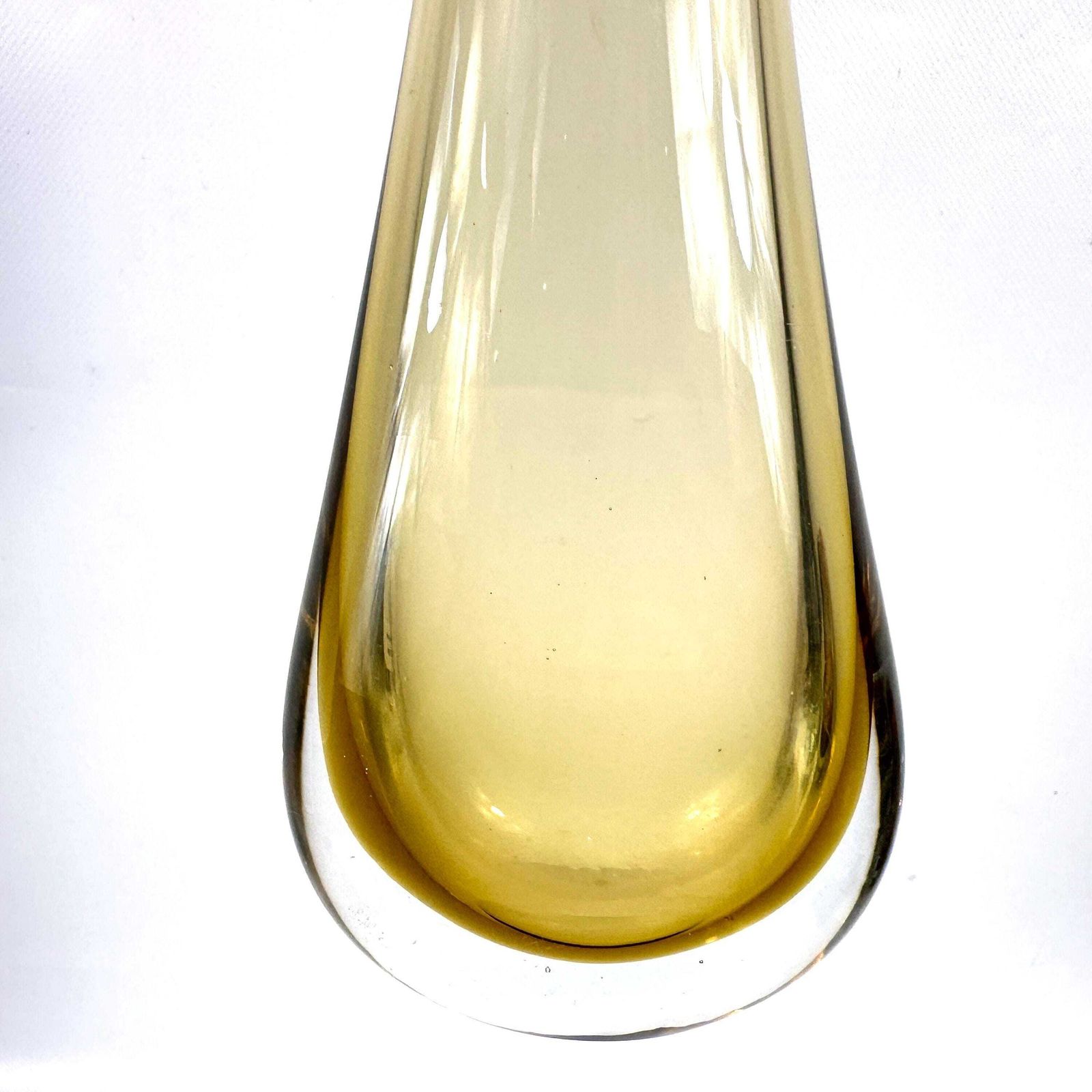 1960s Amber Art Glass Vase – åseda Glasbruk, Bo Borgström Design photo vintage