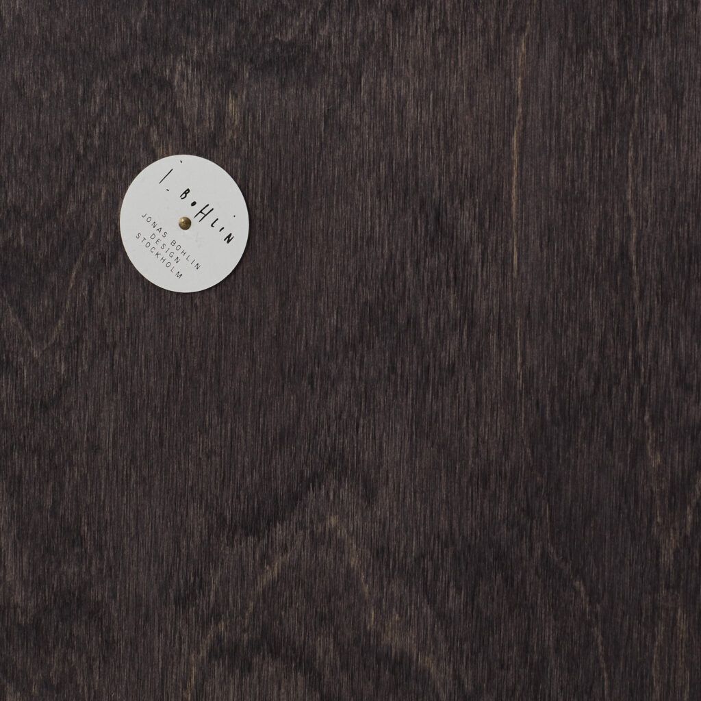 photo furniture Jonas Bohlin Dining Table In Metal And Leather Sweden, Late 20th Century