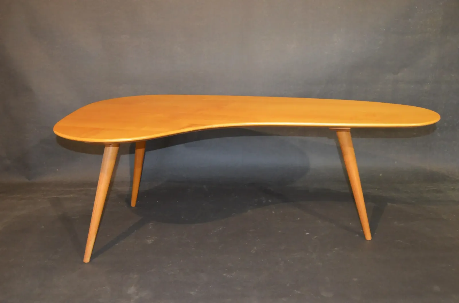 Kidney/Boomerang Shaped Coffee Table Attributed To Willy Van Der Meeren, 1970s photo furniture