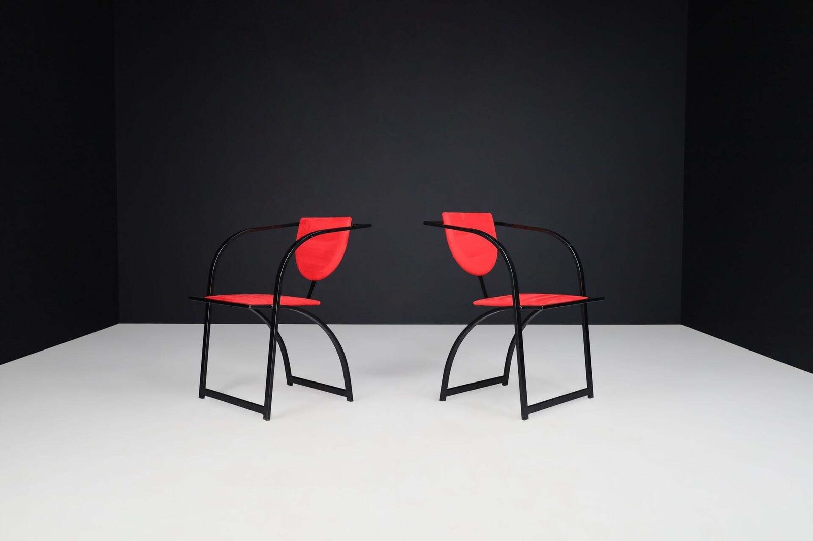 Striking Postmodern Armchairs By Kff Karl Friedrich, Germany, 1980s photo for sale