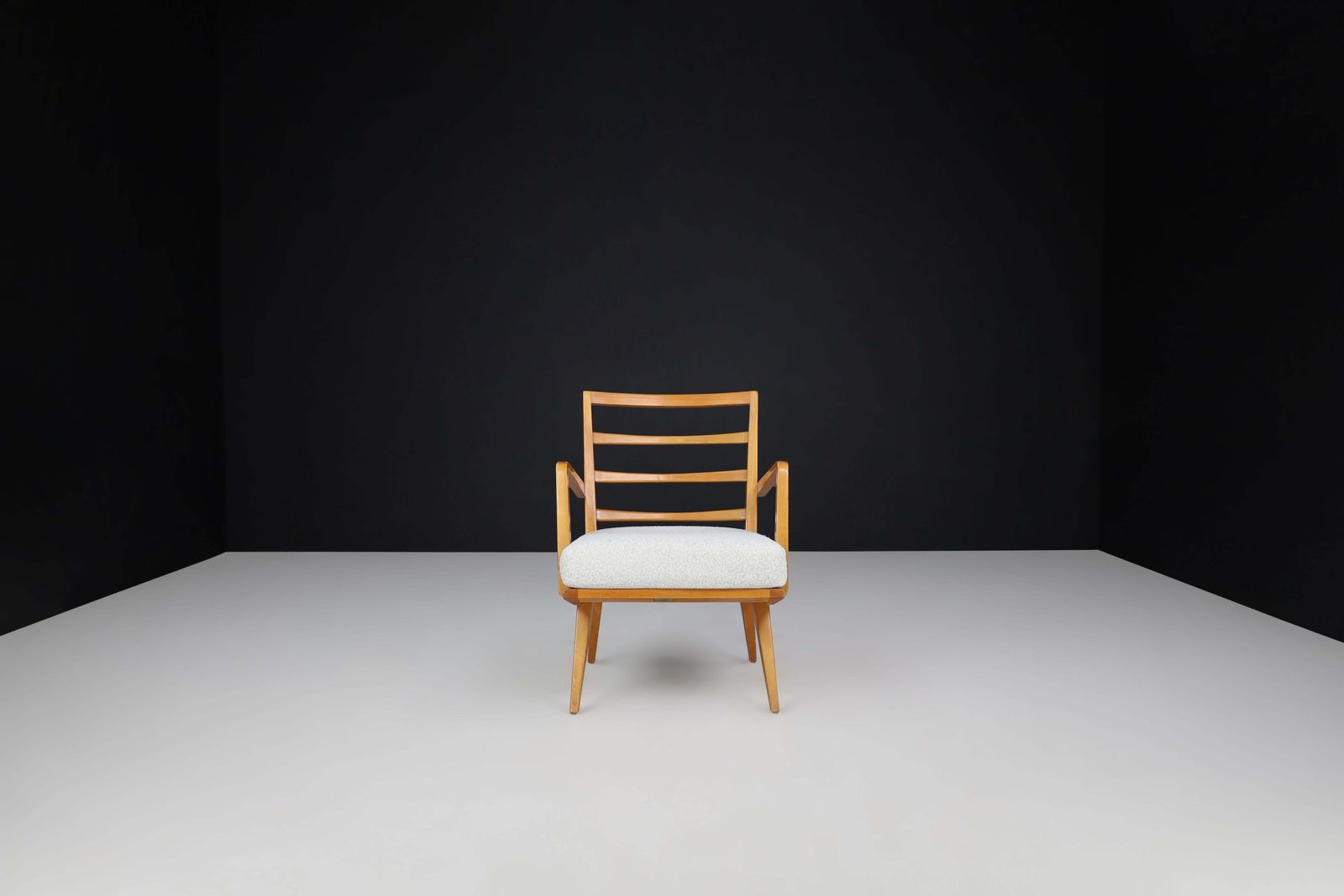Walter Knoll "Antimott" Lounge Chair With Bouclé Cushions Germany, 1950s photo buy