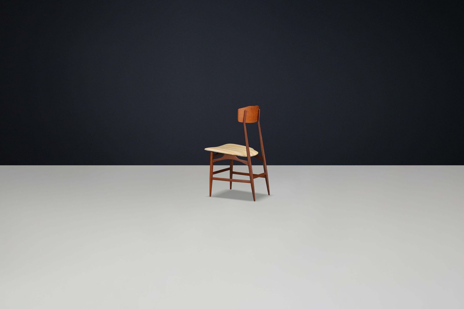 Set Of 6 Mid Century Modern Dining Chairs By Silvio Cavatorta, Italy, 1950s photo vinterior