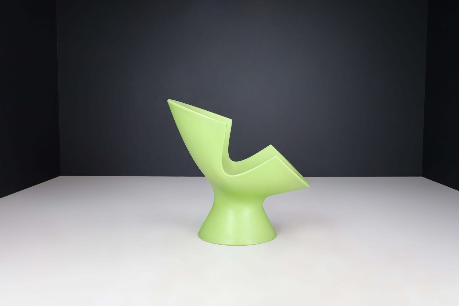 Karim Rashid Kiwi Green "Kite" Chairs For Label The Netherlands 2004. photo vintage