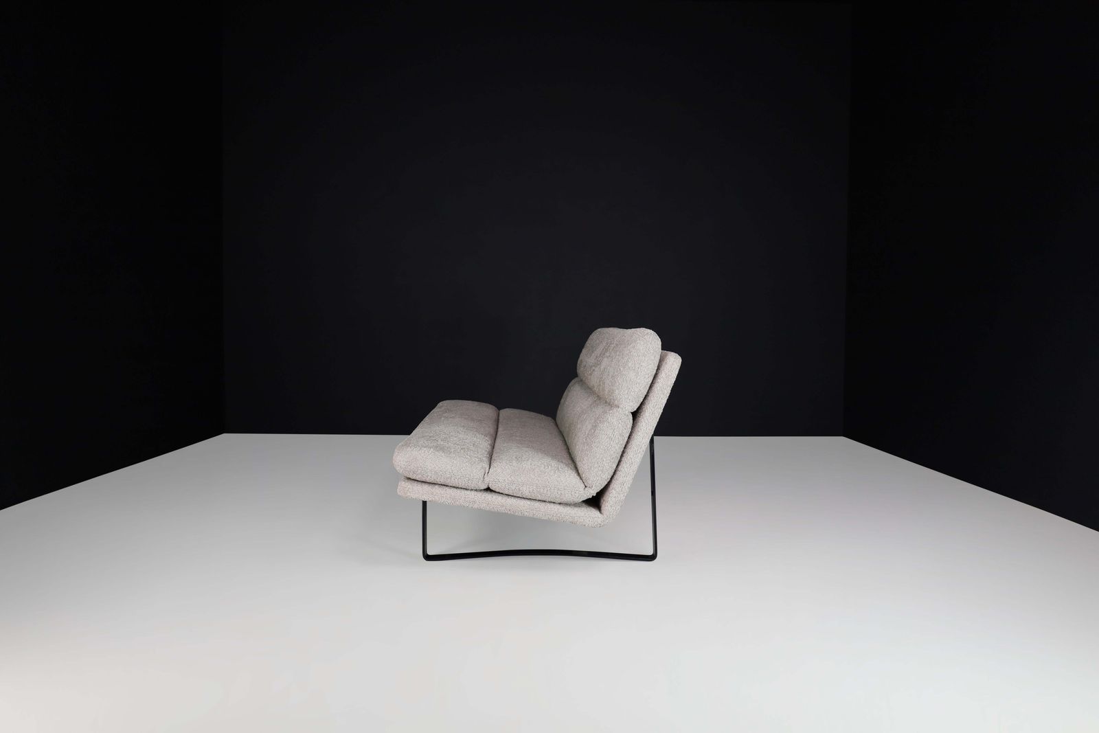 Furniture C684 Sofa By Kho Liang Ie For Artifort In Bouclé Upholstery The Netherlands 1968 photo