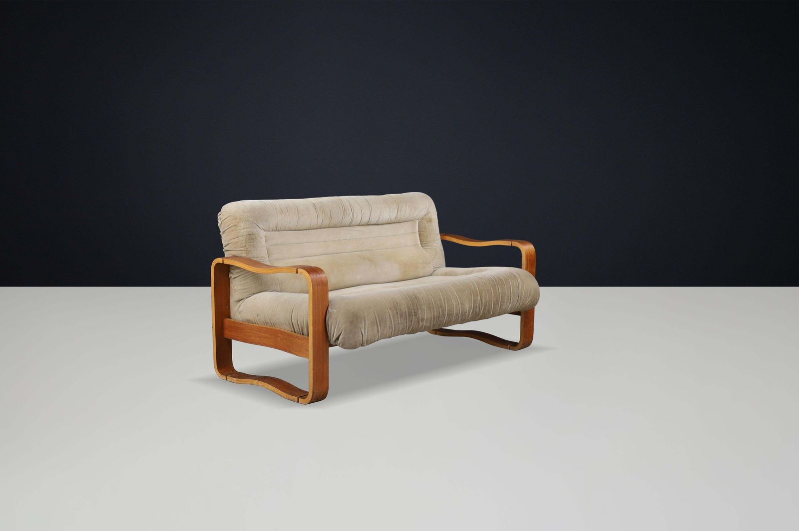 Mid Century Modern Bentwood Sofa By Jan Bočan, Czech Republic, 1970s photo furniture