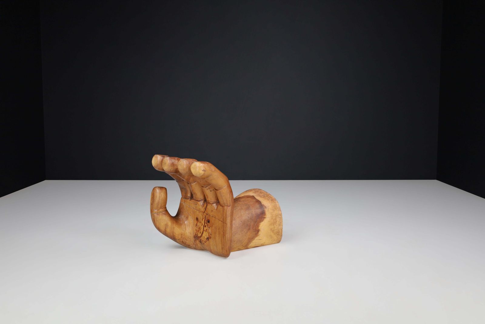Mid Century Modern Sculptural Hand Chair In The Style Of Pedro Friedeberg, 1970s photo 3349.0