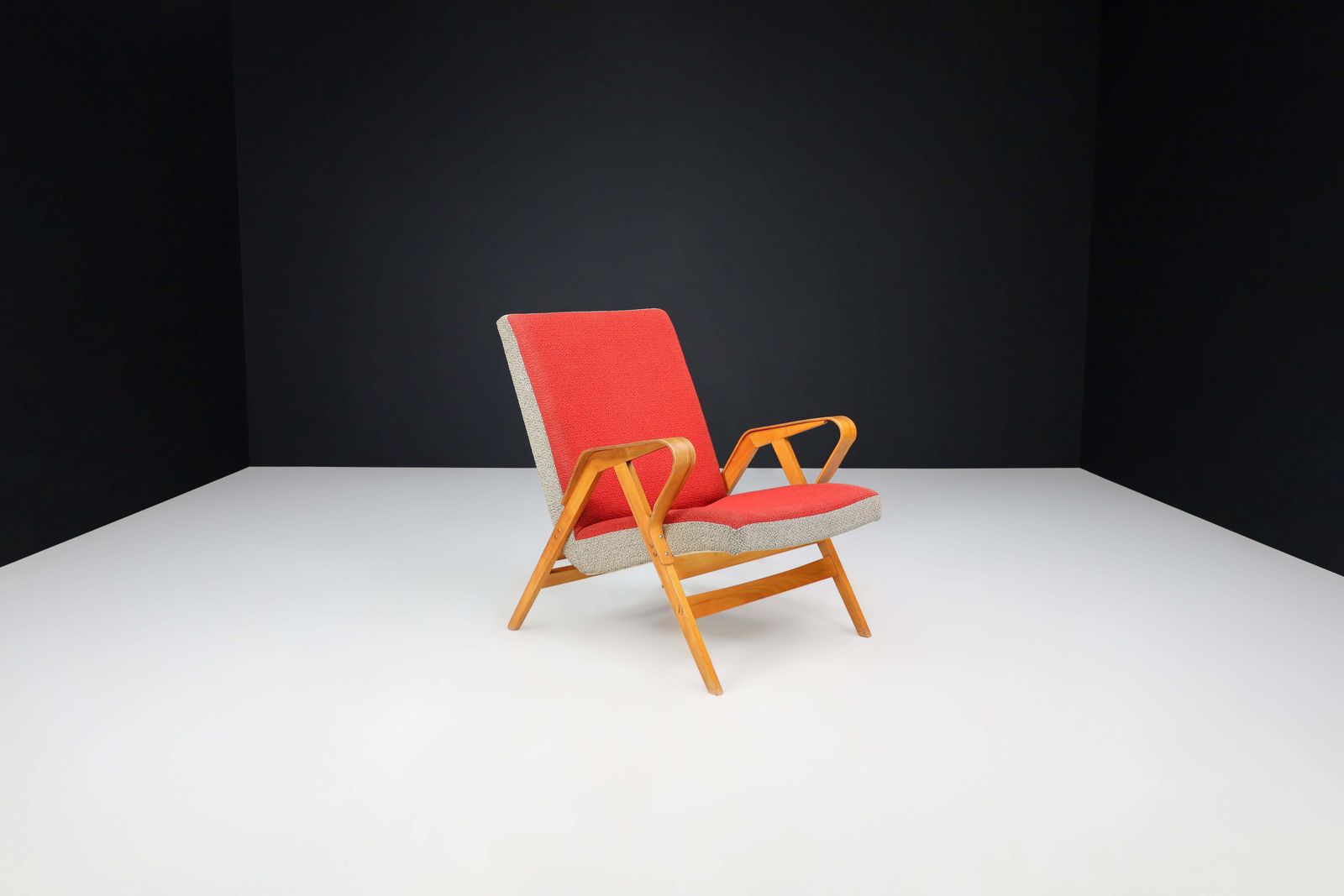 František Jirák For Tatra Nábytok Lounge Chair In Original Upholstery, 1960s Cz photo buy