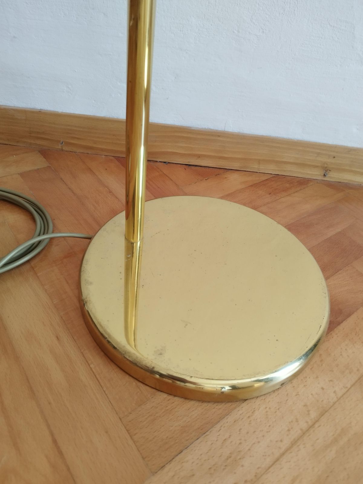 photo vinterior Vintage Brass Floor Lamps By Obor Illuminazione, 1970s, Set Of 2