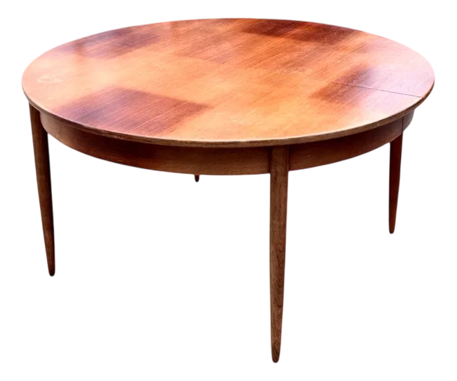 Vintage Scandinavisch uitschuifbare eettafel, jaren 1960