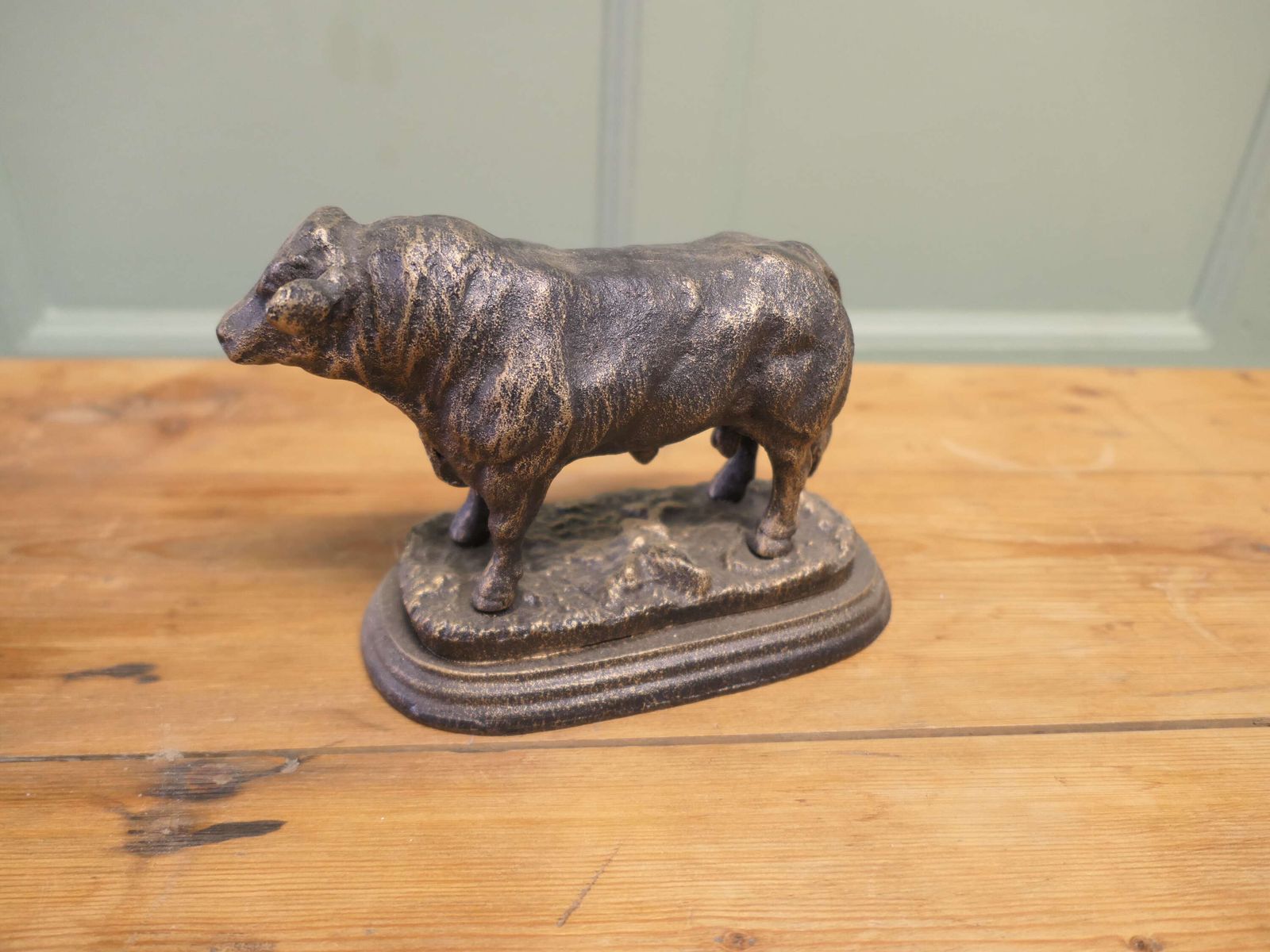 Ron Bull Desk Ornament With Bronze Finish Patina photo furniture