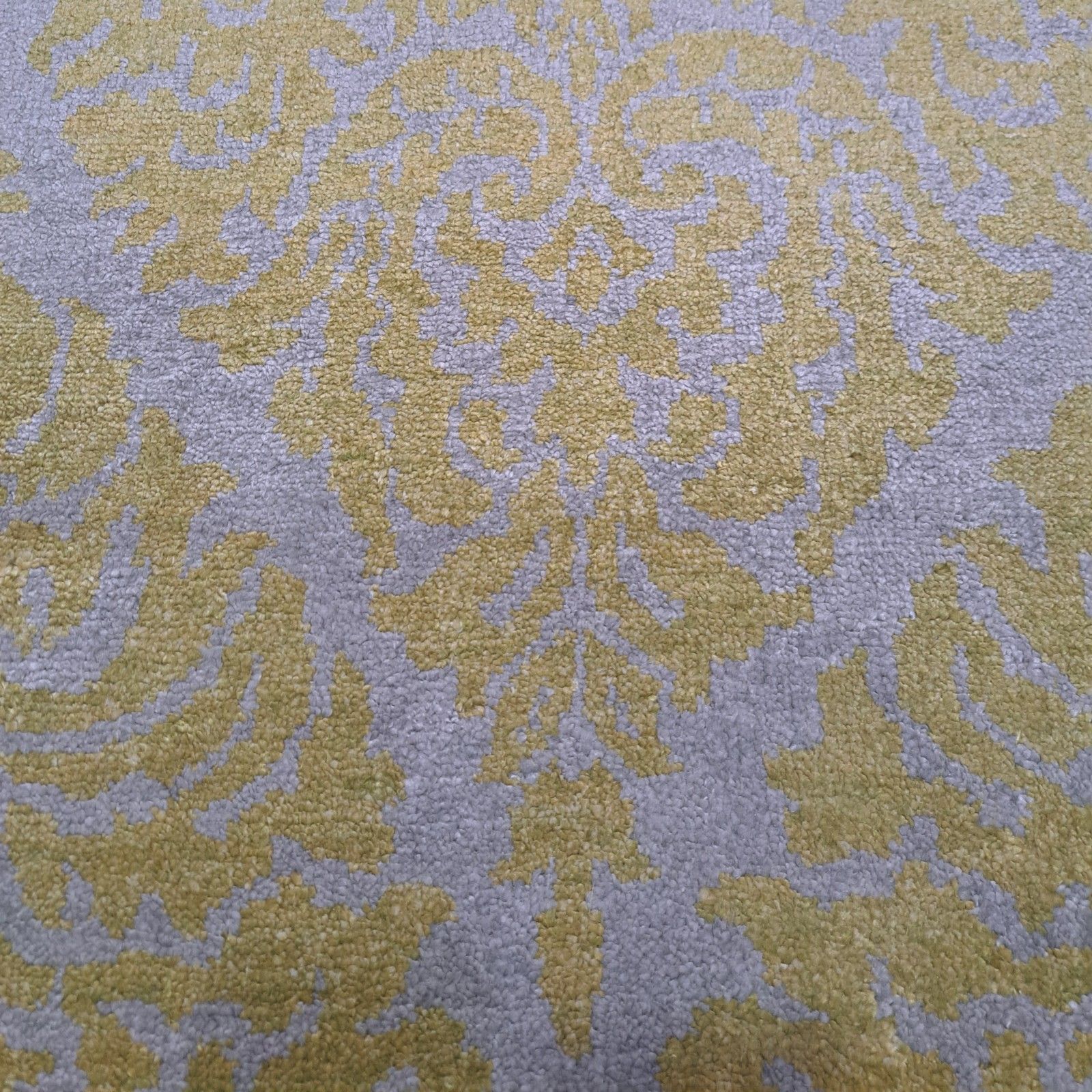5.6x8 Ft Pure Silk Handmade Rug. Hand Knotted Carpet For Modern Living Room photo vinterior