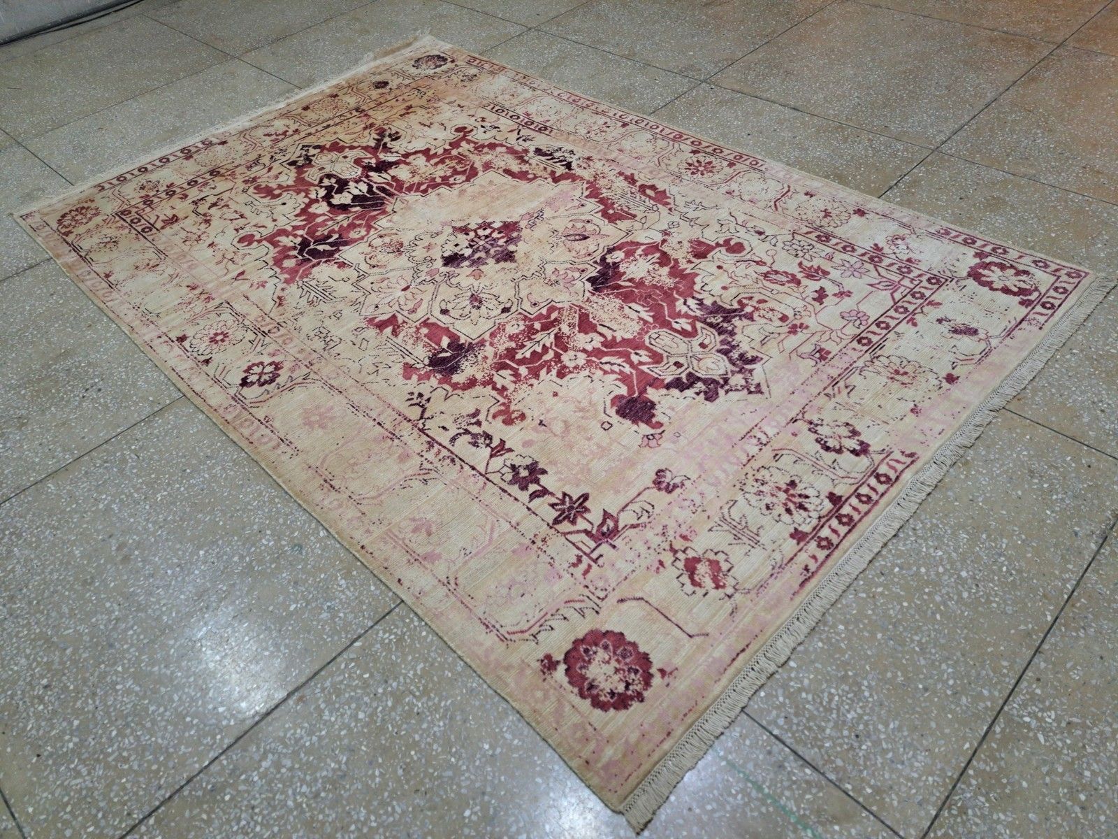 6x9 Ft Hand Knotted Area Rug Made Of 100% Silk. Contemporary Living Room Carpet photo buy