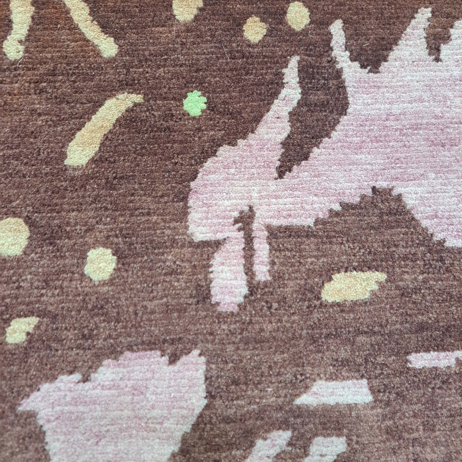 photo for sale 8x10 Ft Hand Knotted Nepalese Rug. 100% Wool & Silk Touch. Brand New Carpet