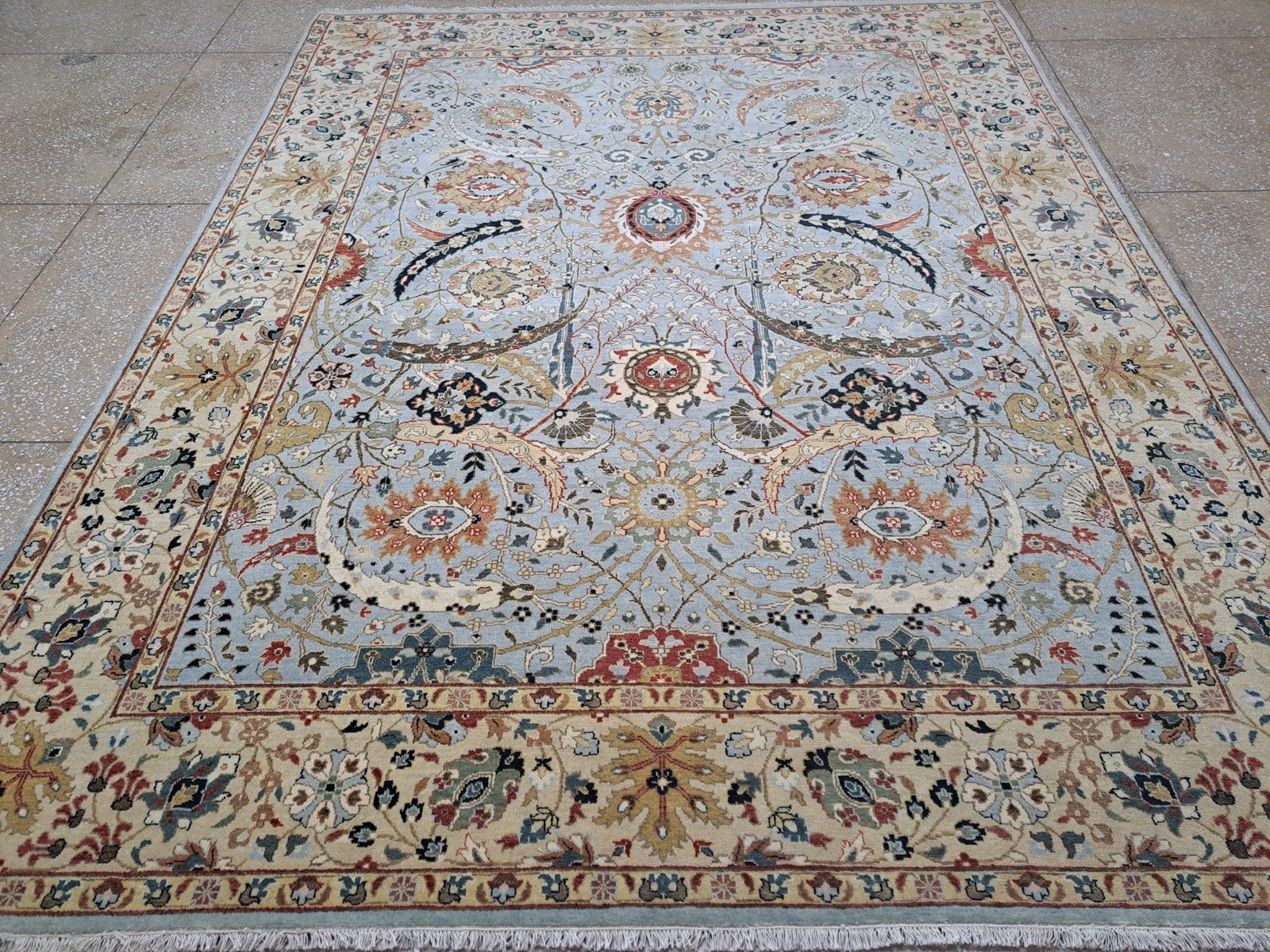 8x10 Ft 18th Century Heriz Design Wool Rug. Handmade Antique Style Area Rug photo buy