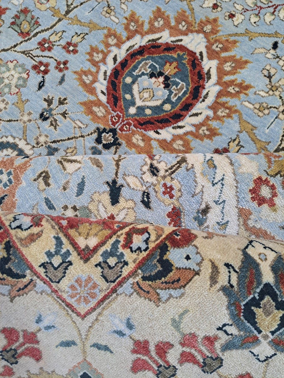 8x10 Ft 18th Century Heriz Design Wool Rug. Handmade Antique Style Area Rug photo vintage